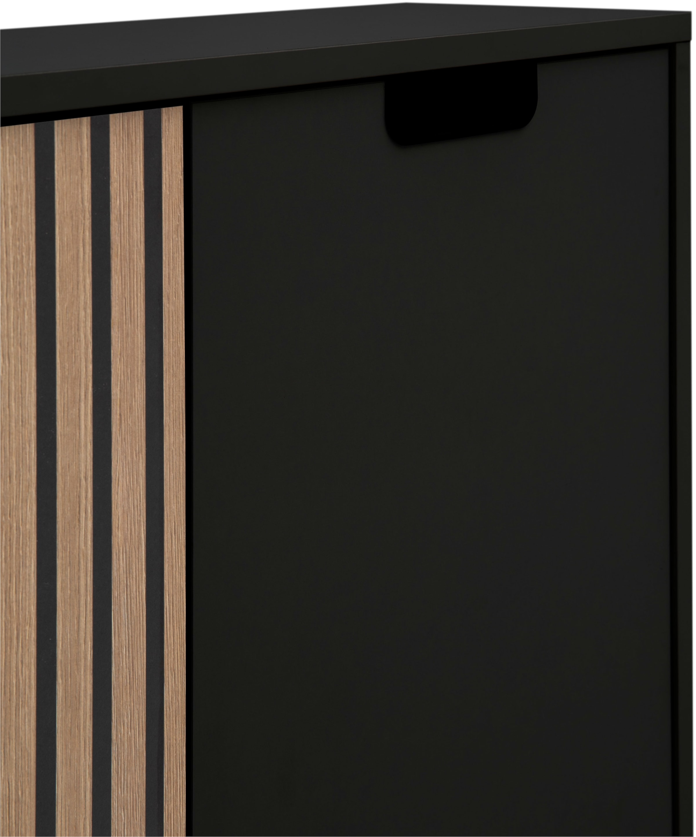 Schildmeyer Unterschrank »Ryker Unterschrank, Breite 59 cm« 1 Stk. tlg. Tür links in Akustik-Optik - Breite: 19,5 cm, rechts: 36,1 cm