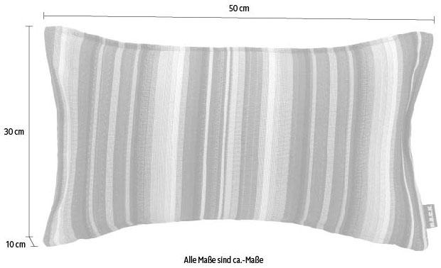 H.O.C.K. Dekokissen »Blondie«, mit bunten Streifen, Kissenhülle mit Füllung, 1 Stück