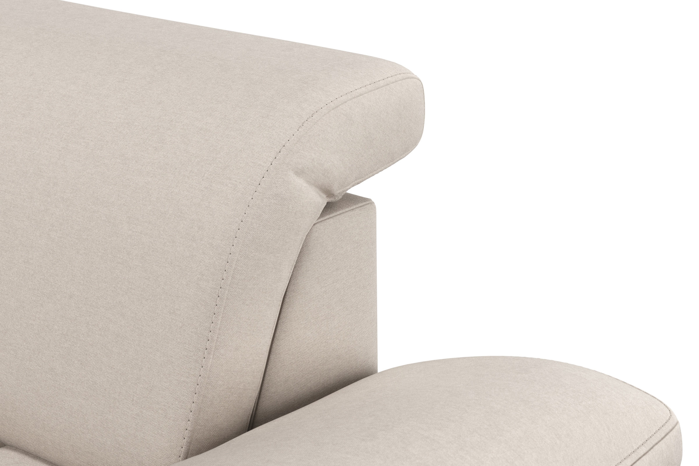 sit&more Ecksofa »Cool L-Form«, wahlweise mit Kopfteilverstellung und Vorziehsitz motorisch