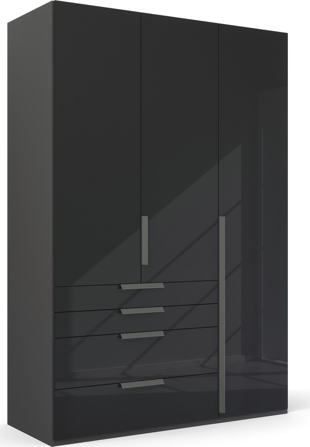 rauch Drehtürenschrank »Purisma«, mit Glasfront, Schubladen und umfangreichem Zubehör, mit Soft-Close