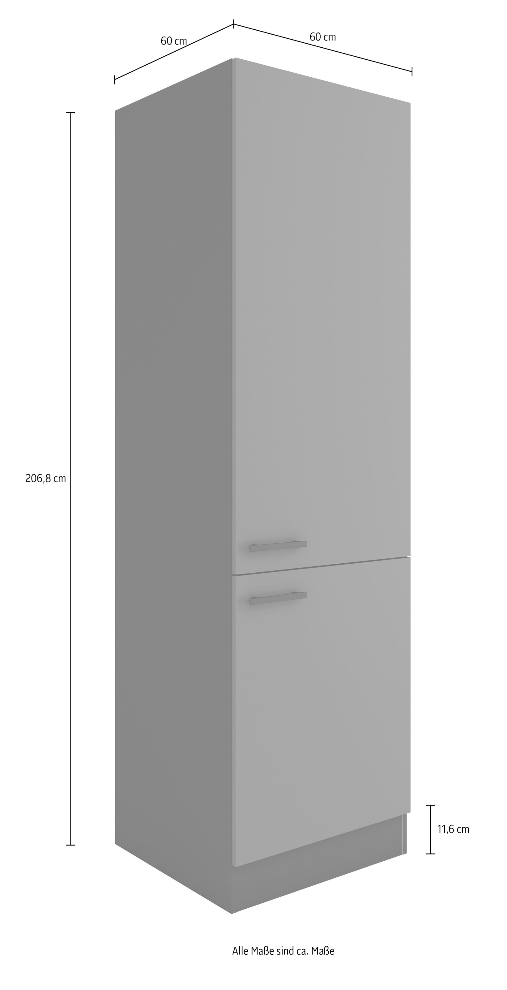 OPTIFIT Hochschrank »Bella«, Breite 60 cm, Höhe 206,8 cm, 5 Fächer