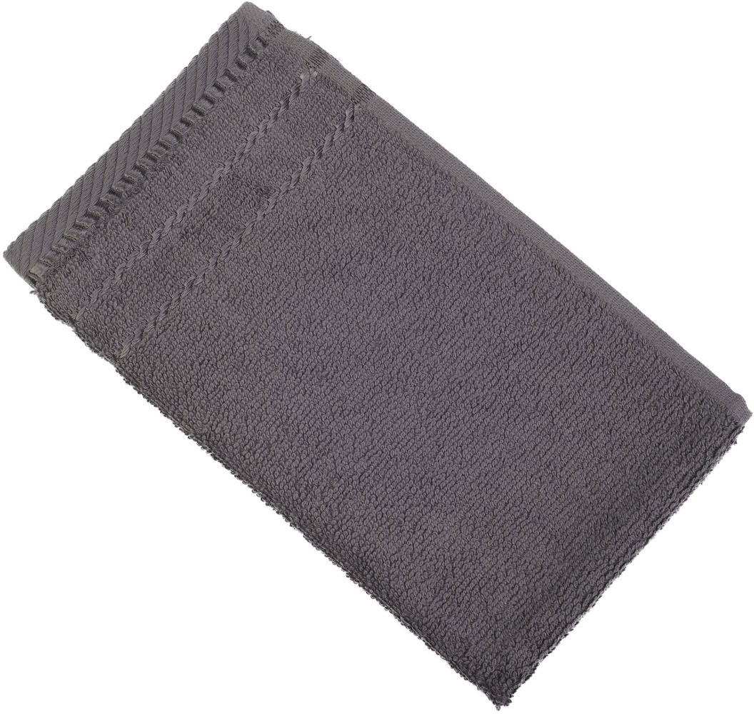 »Berlin« grau Frottier, Obermaterial: 100% Baumwolle B/L: 30cmx50cm, 4 Stk., Frottier