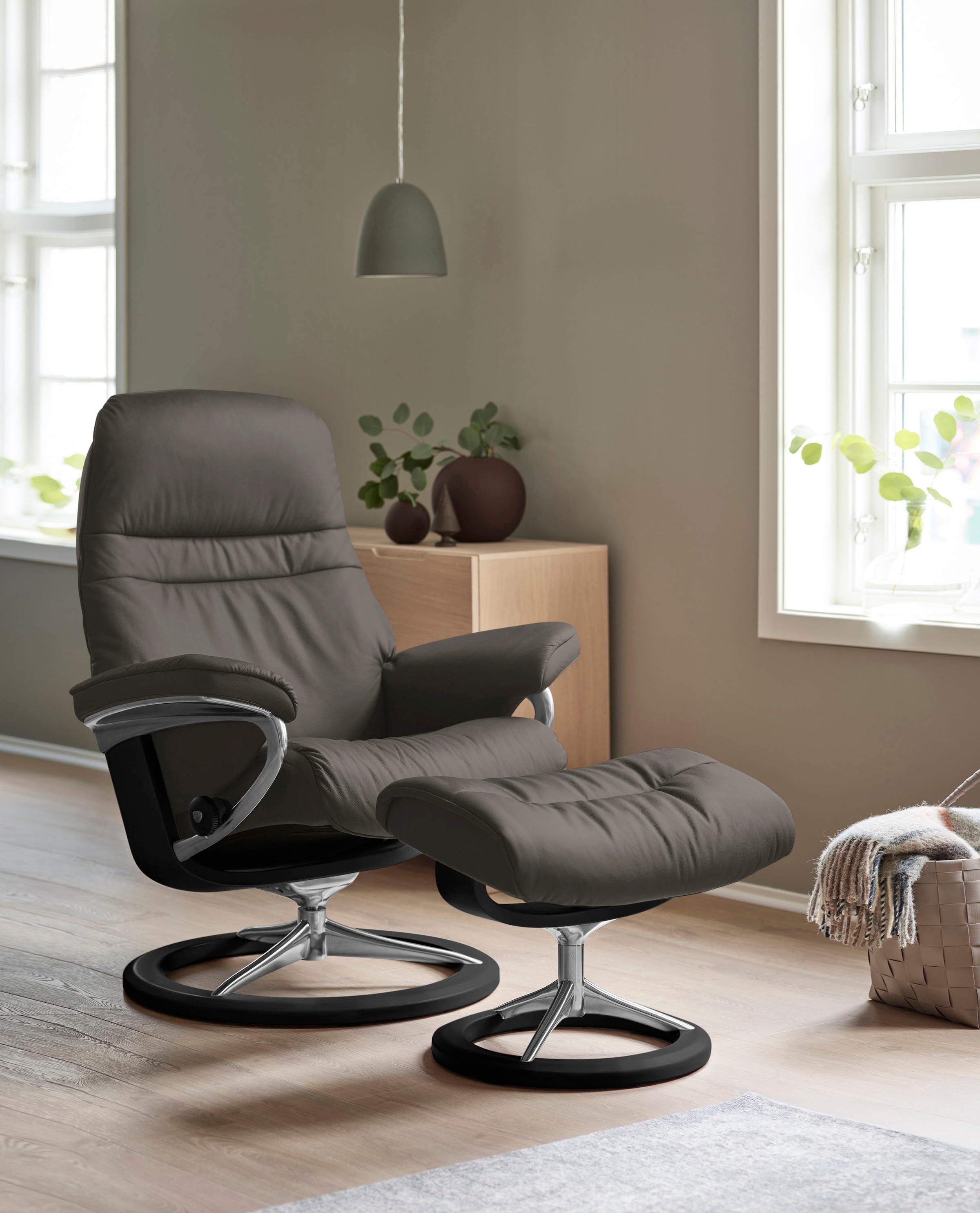 Stressless Relaxsessel "Sunrise", mit Signature Base, Größe M, Gestell Schw günstig online kaufen