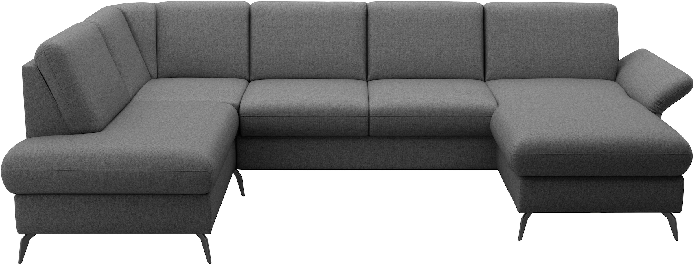 Home affaire Wohnlandschaft »Rochelle«, optional: Armteilverstellung, klappbar, Bettkasen