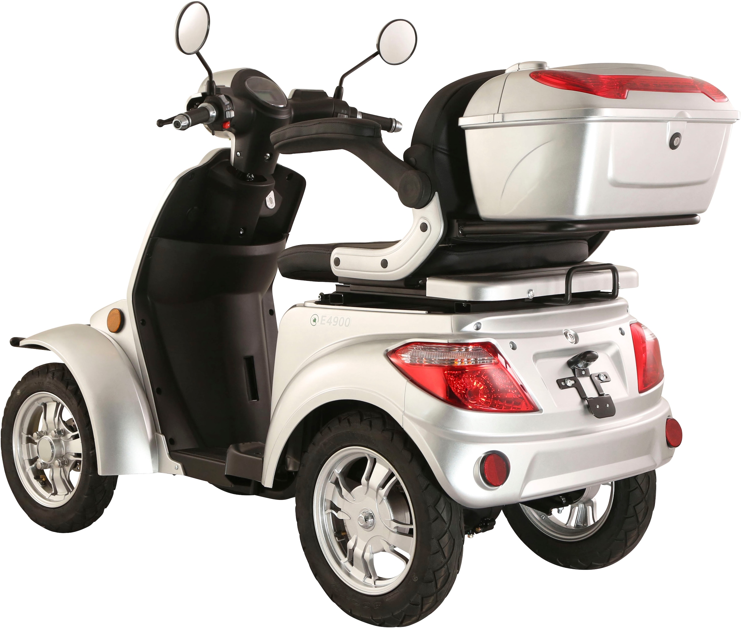 Luxxon Elektromobil »LuXXon Seniorenmobil E4900« 20 km/h Elektromobil mit Topcase, ohne Helmpflicht, 