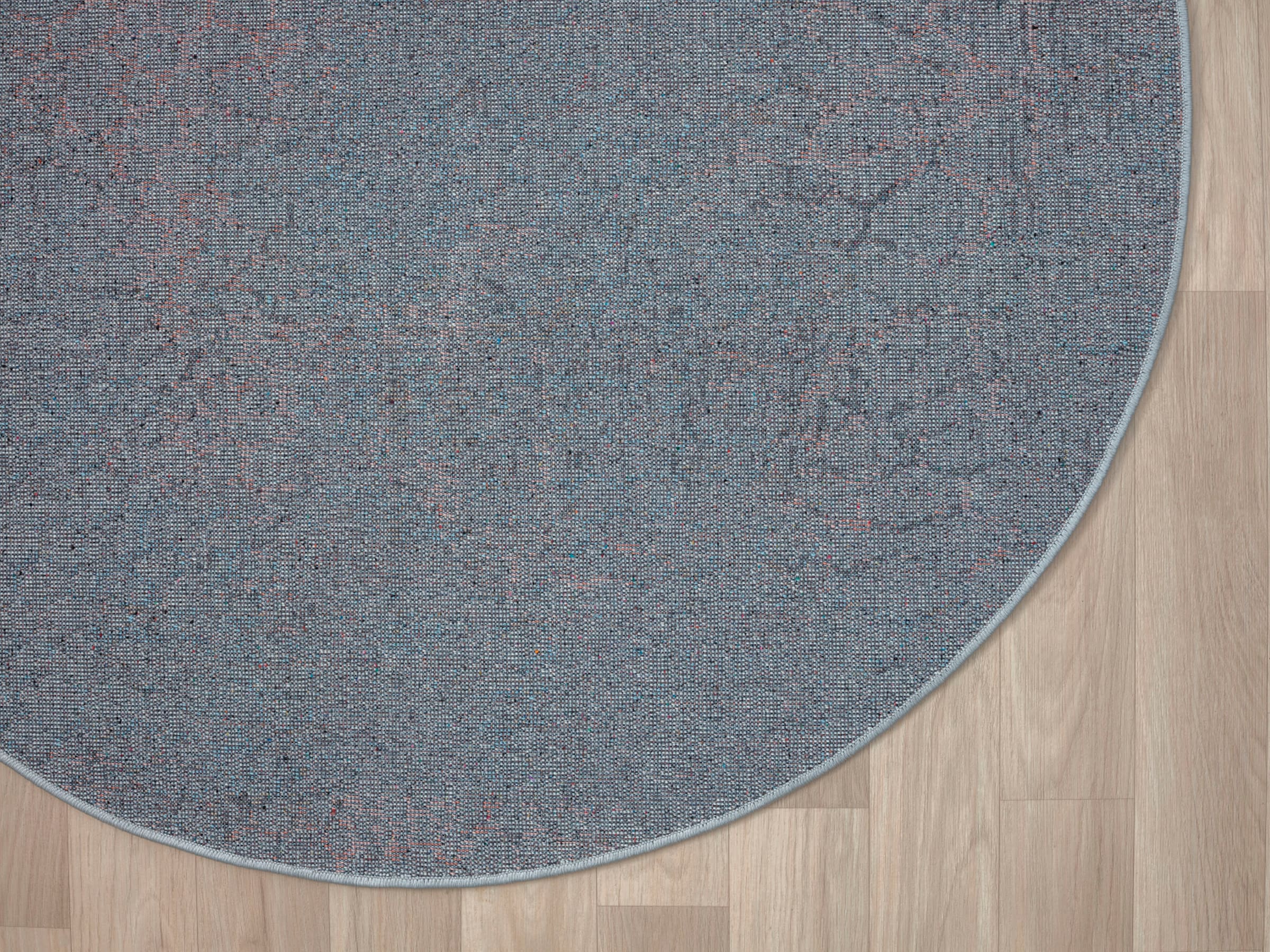 Myflair Möbel & Accessoires Teppich »My Roots«, rund, 8 mm Höhe, Kurzflor, Retro-Design, besonders weich durch Microfaser