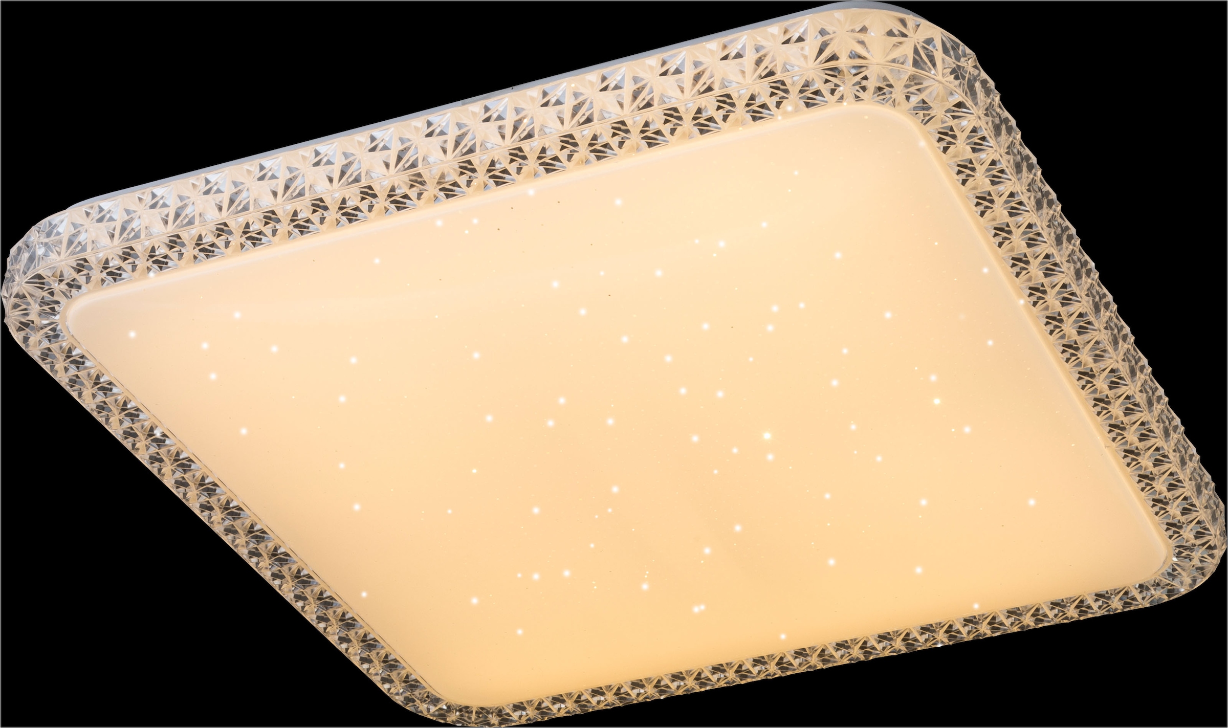 GLOBO LIGHTING LED Deckenleuchte »GROMO« LED-Modul 1 Stk. Warmweiß Deckenlampe/quadratisch/Wohnzimmer/Schlafzimmer/elegant