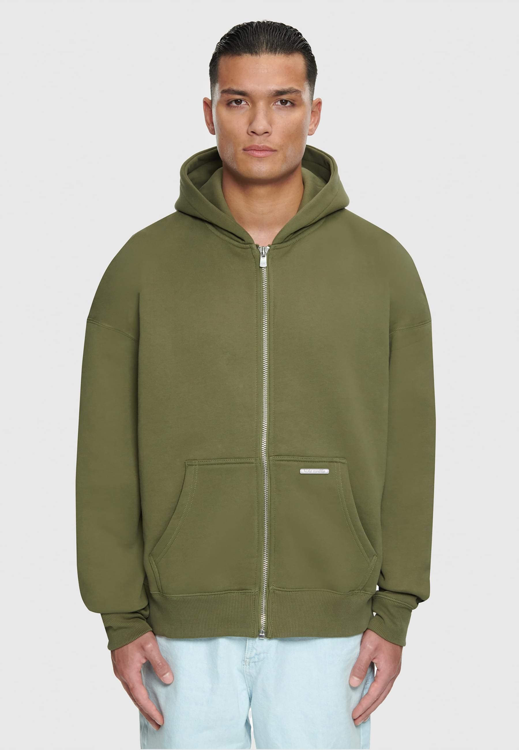 Dropsize Sweatjacke »Dropsize Herren Bazix Republiq Super Heavy Rib Zipper«