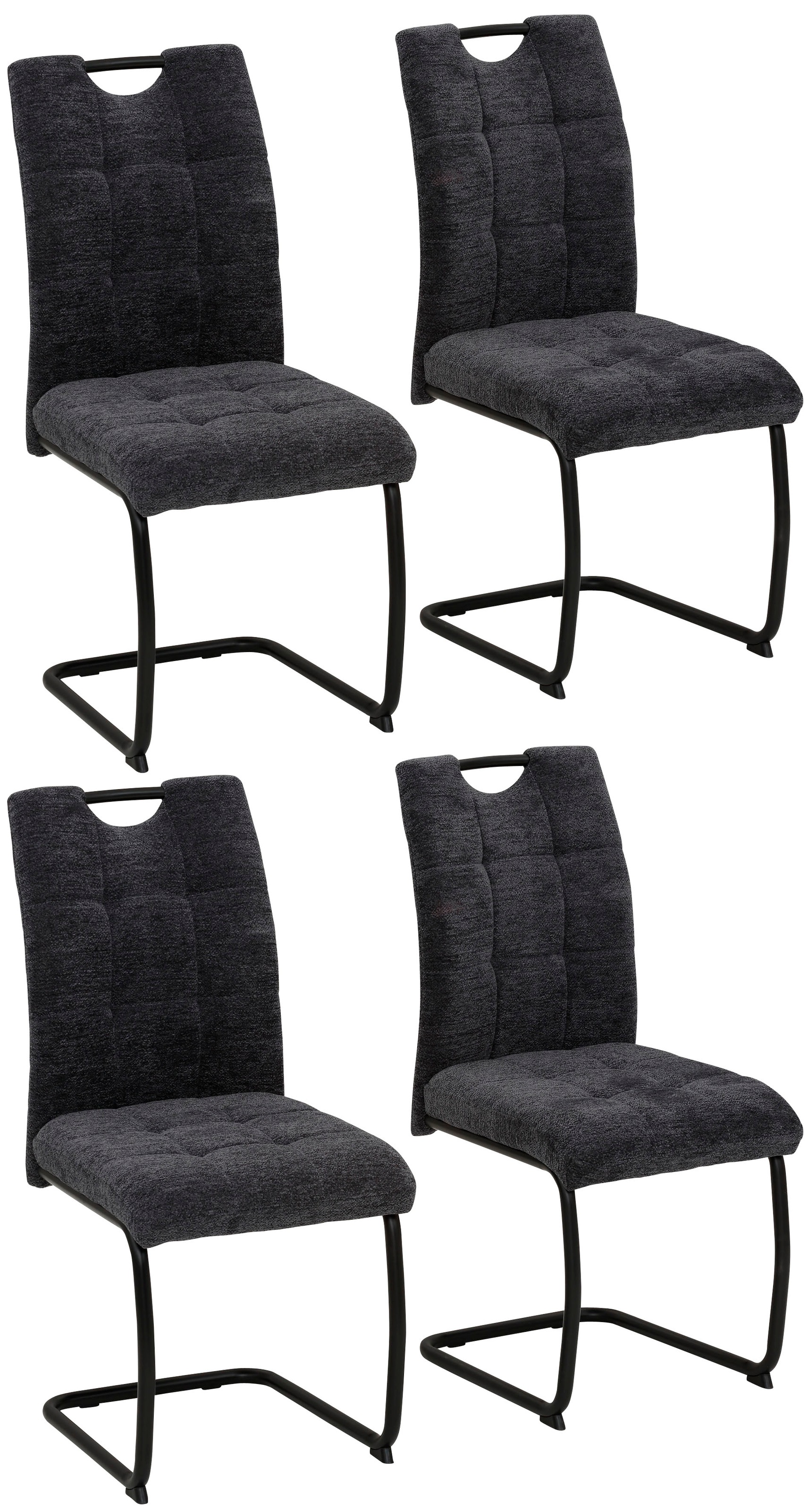 HELA Freischwinger »LEONA Esszimmerstuhl« () 4 Stk.Küchenstuhl, für den Ess günstig online kaufen