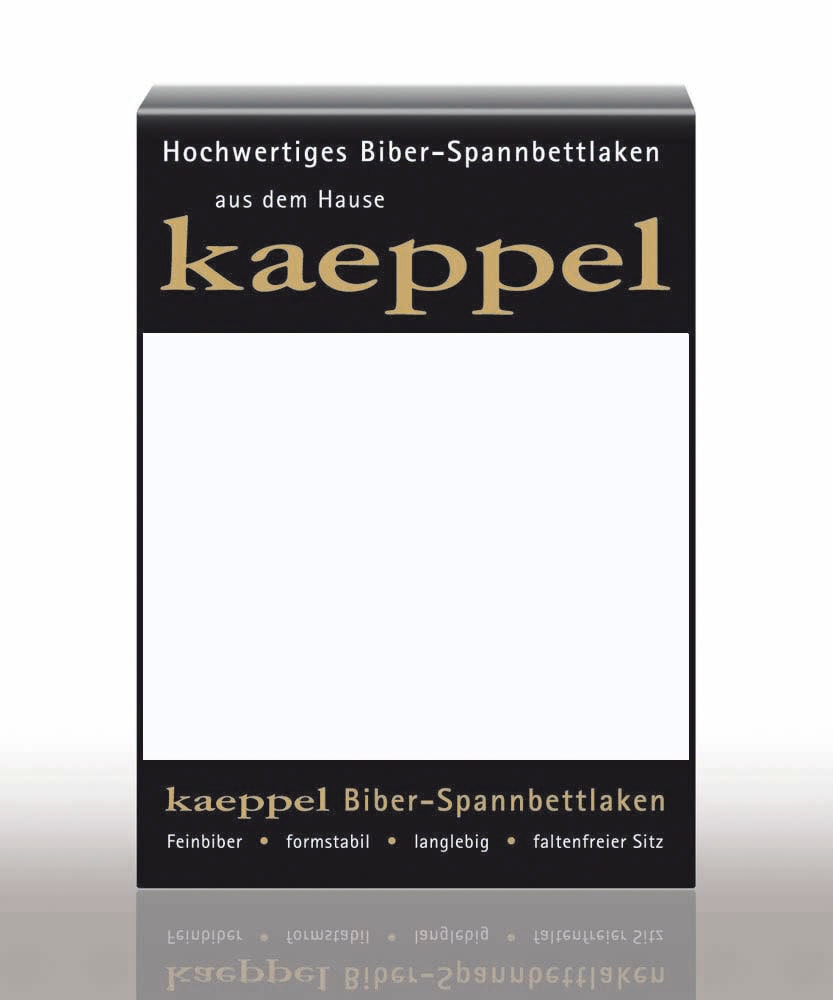 Kaeppel Spannbettlaken »Spannbettlaken Biber«, 100% Baumwolle, kuschelig we günstig online kaufen