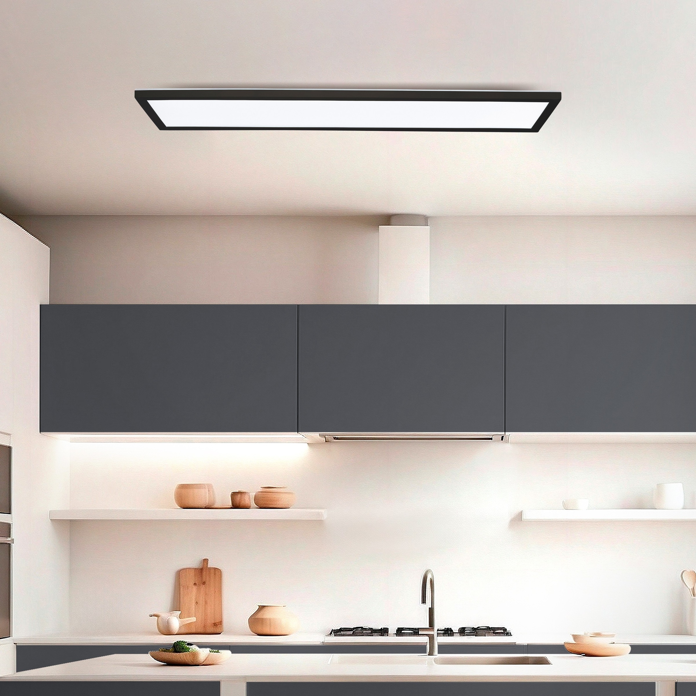 Hanseatic LED Panel »DLP220A« LED-Modul 1 Stk. warmweiß - kaltweiß Deckenlampe, Deckenleuchte dimmbar, CCT über Wandschalter