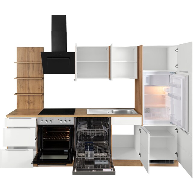 HELD MÖBEL Küchenzeile »Brindisi«, Breite 280 cm mit E-Geräten, kaufen