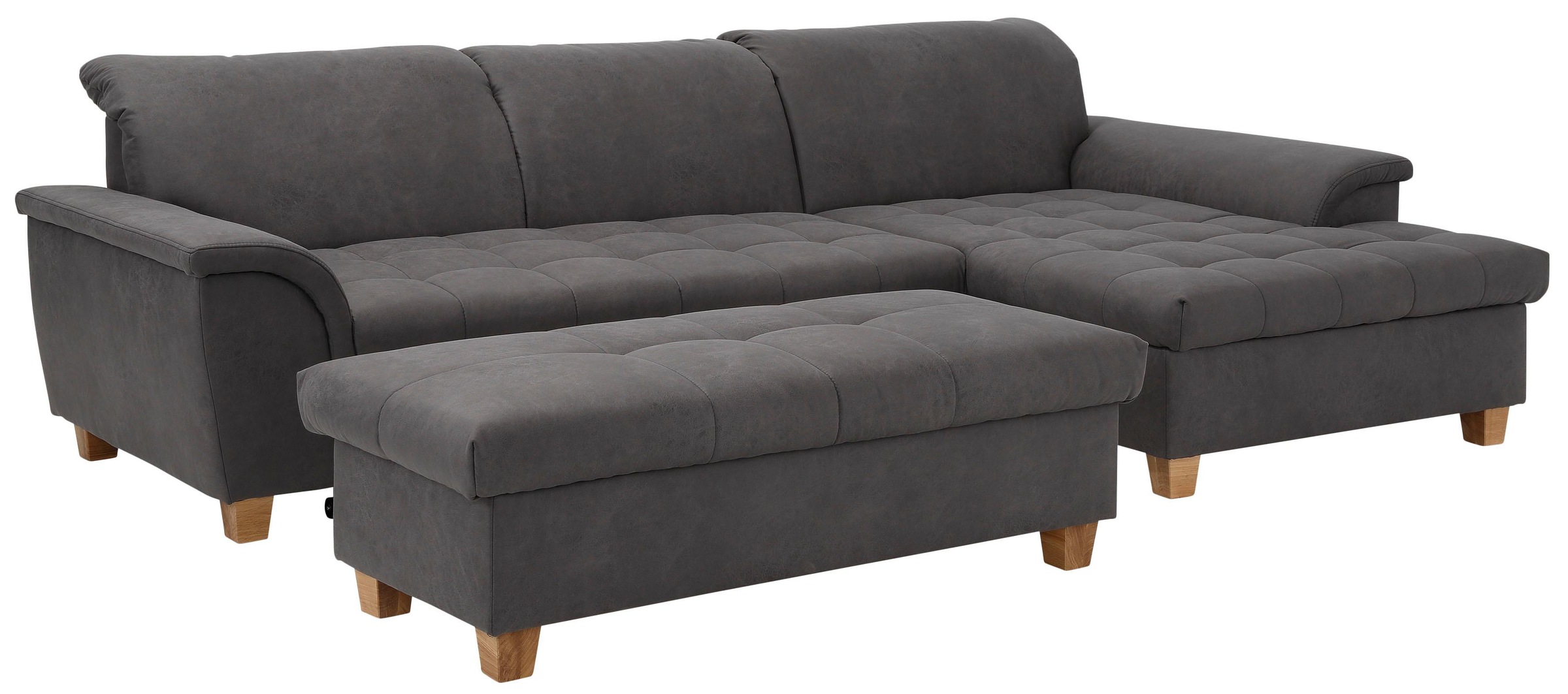 Home affaire Ecksofa »Lyla fester Sitzkomfort, bequeme Armlehnen, Breite 27 günstig online kaufen