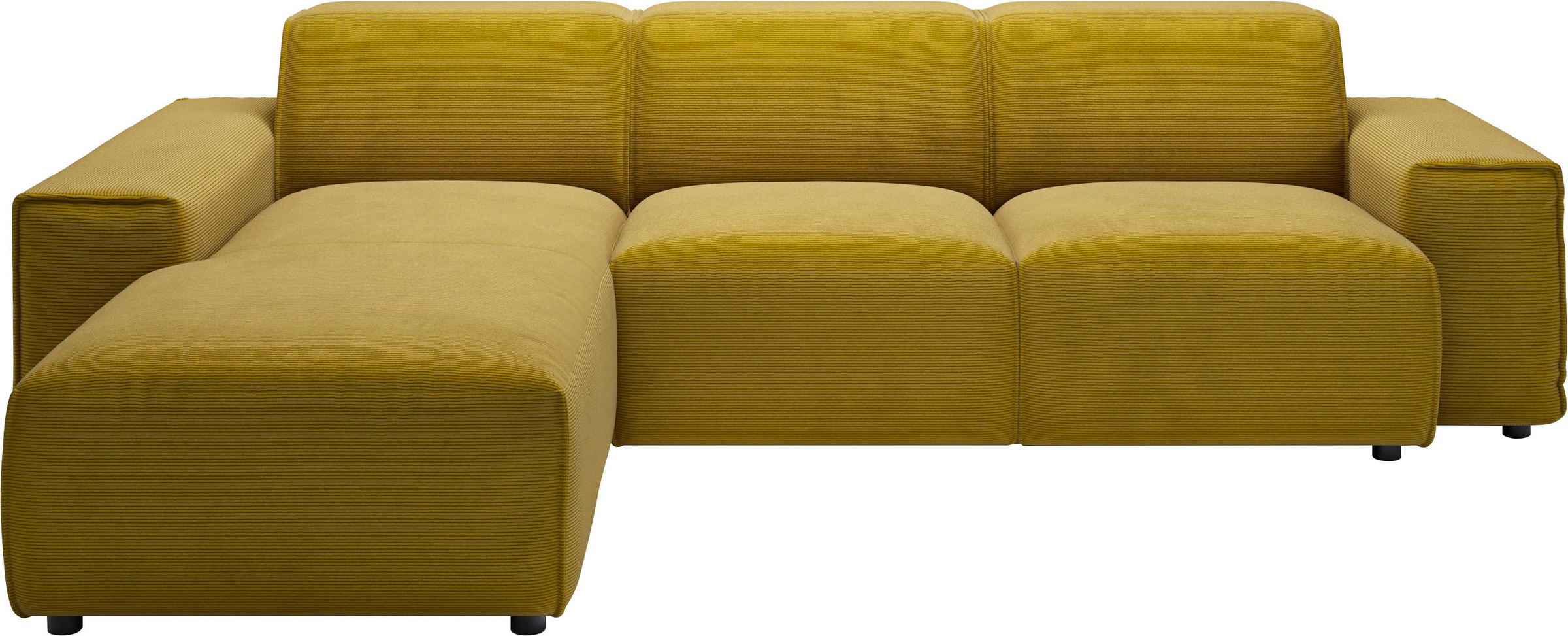 andas Ecksofa »Glimminge L-Form auch in Breitcord, Feincord + Easy care-Bezug,«, Breite 264, Zierkissen
