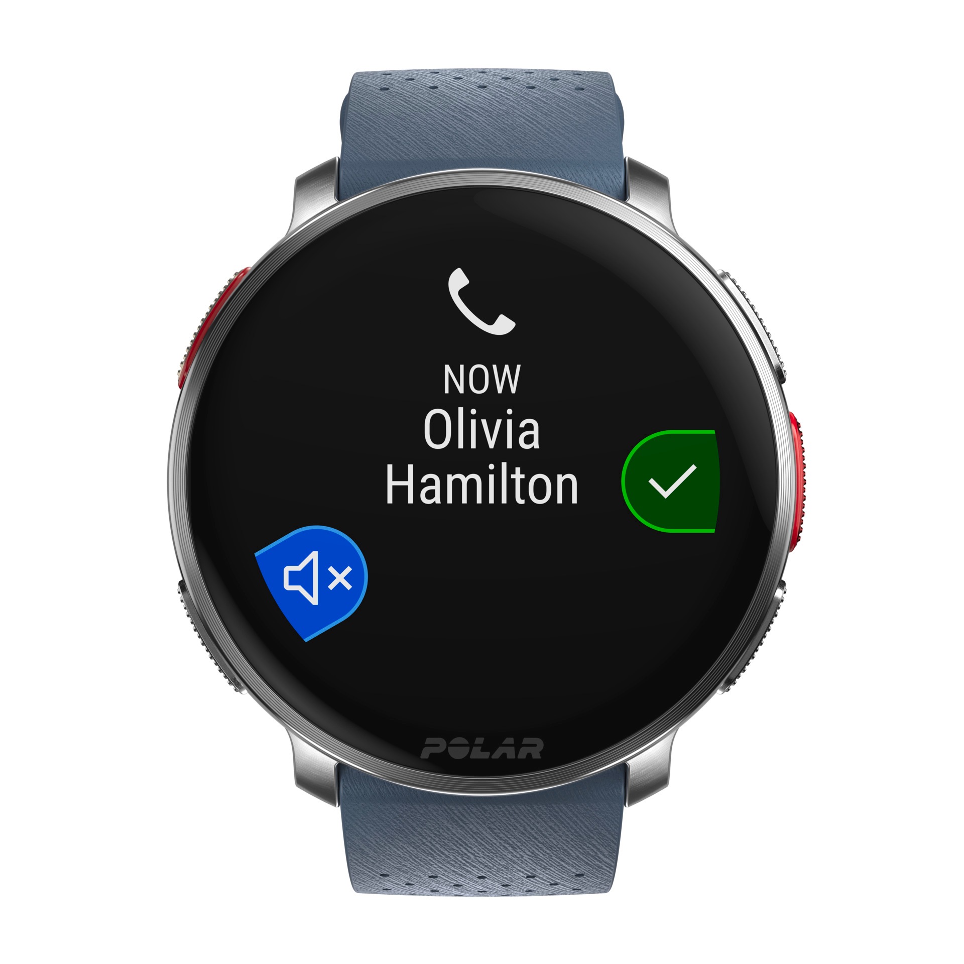 Polar Smartwatch »VANTAGE V3«, (3,5 cm / 1,39 Zoll), 32 GB, Premium-Multisportuhr Silikon-Armband S-L)