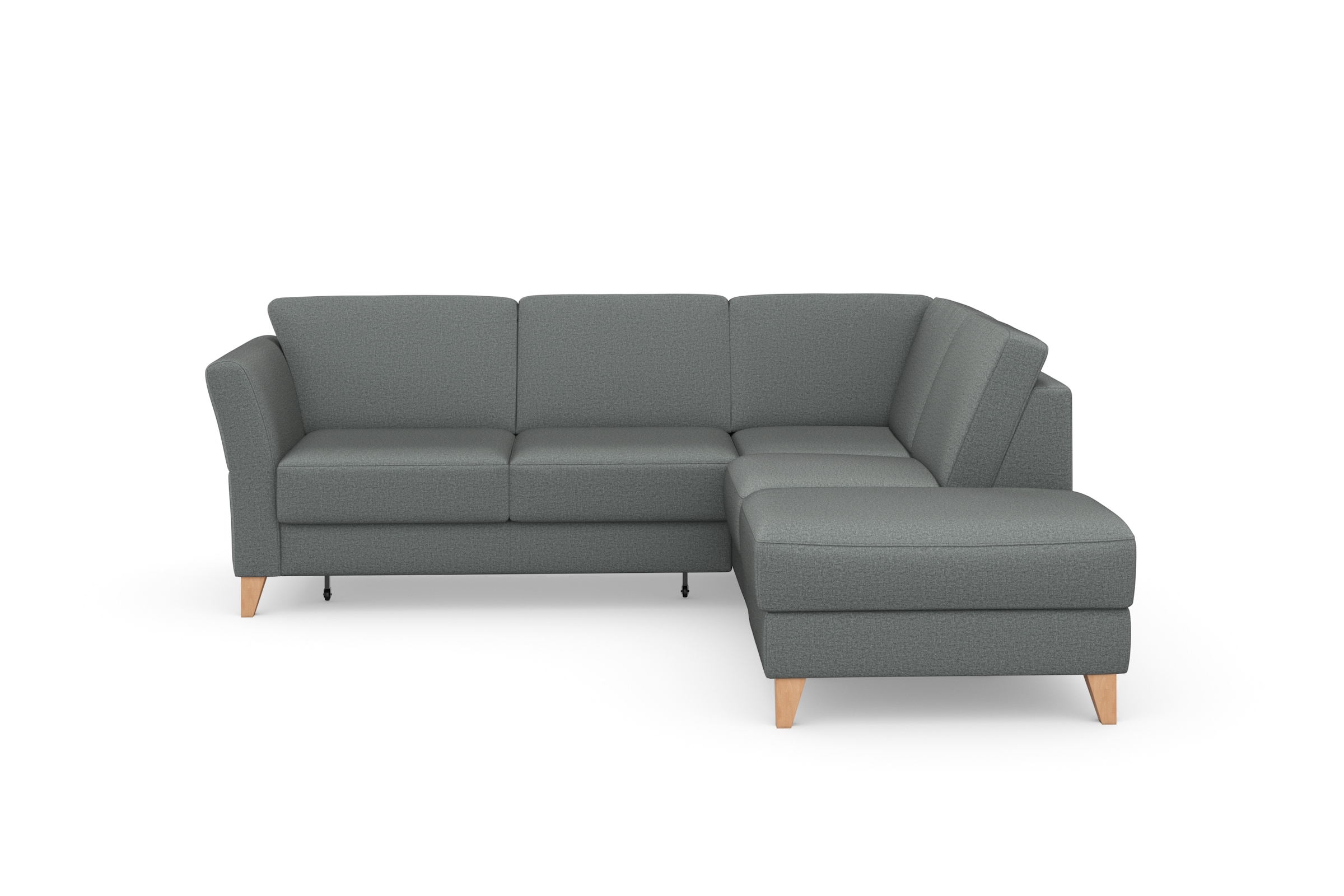 sit&more Ecksofa »Visby L-Form«, Wahlweise mit Bettfunktion und Stauraum, f günstig online kaufen