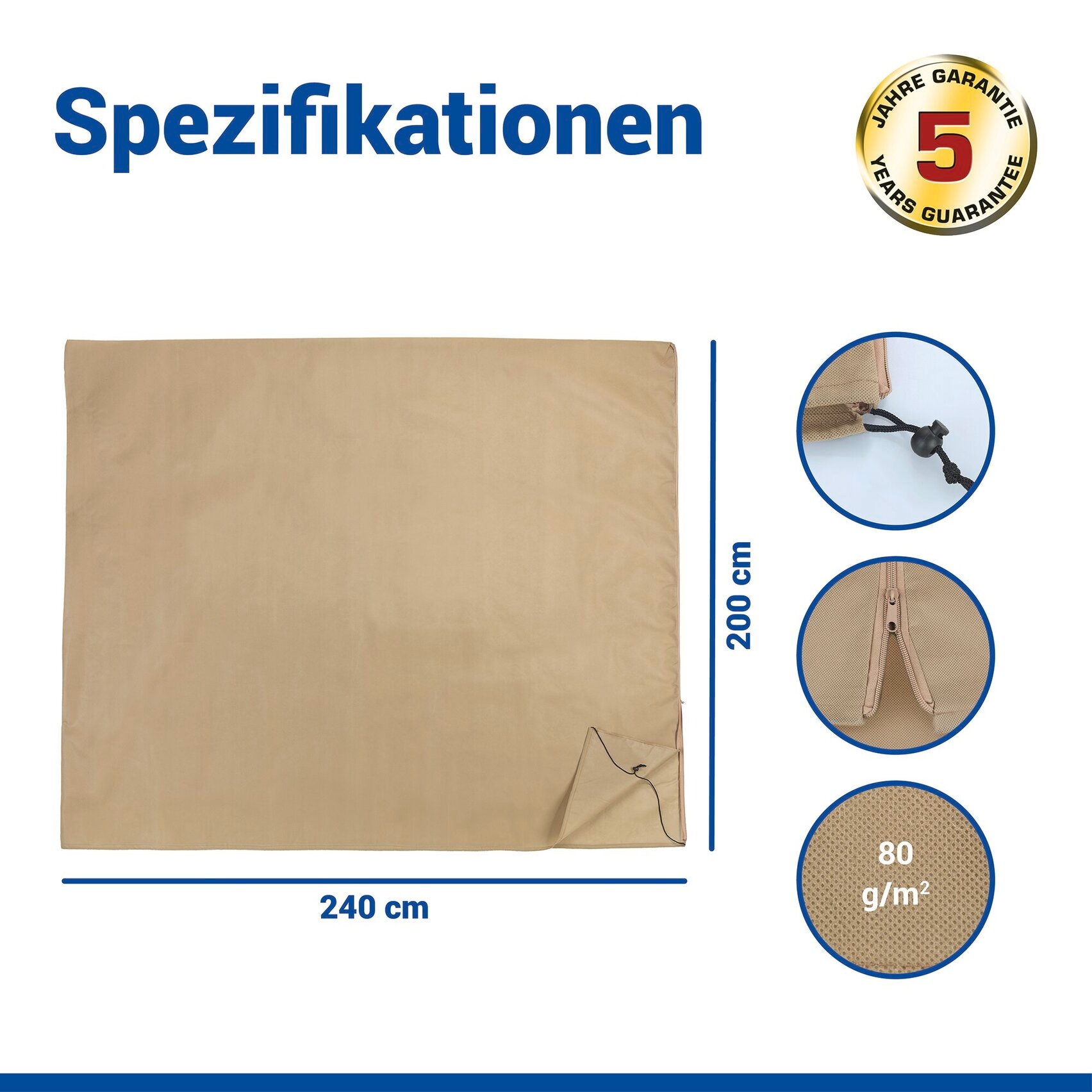 WENKO Winterschutzvlies 240x200 cm