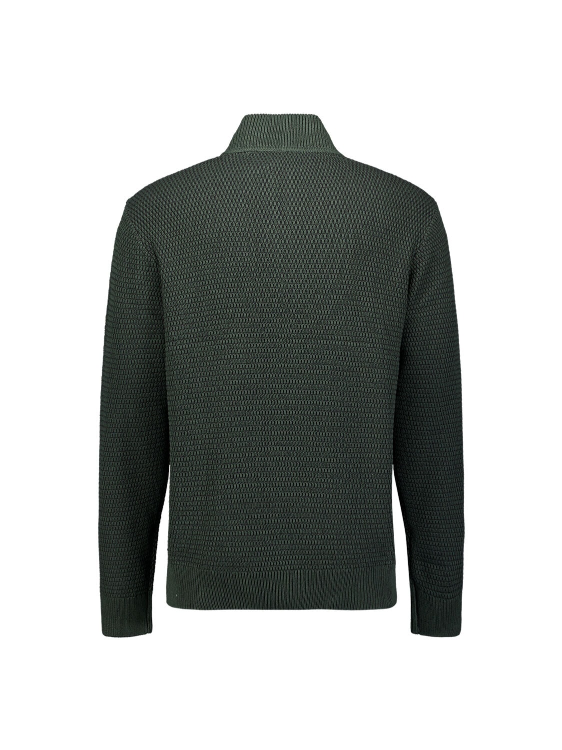 NO EXCESS Stehkragenpullover »No Excess Melierter Half-Zip-Sweater«