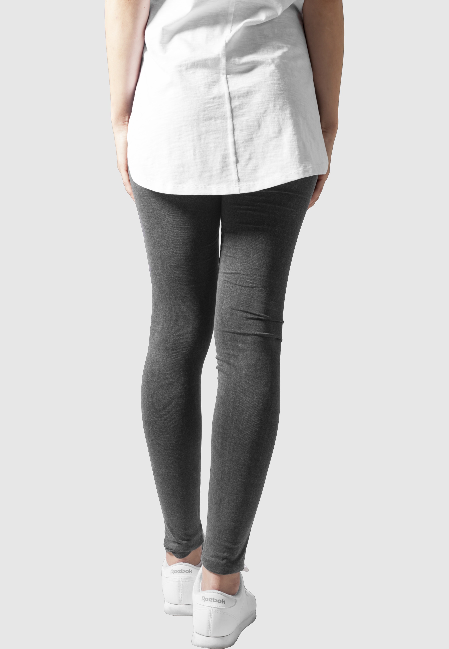 URBAN CLASSICS Leggings »Urban Classics Damen Ladies Cutted Knee Leggings«