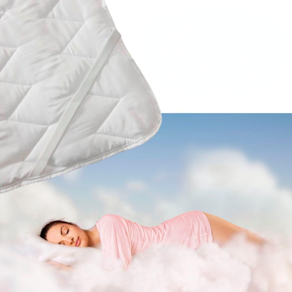 Jekatex Matratzenauflage »Aloe Vera«, Auflage 90x200 cm für Matratze mit Aloe Vera veredelt.