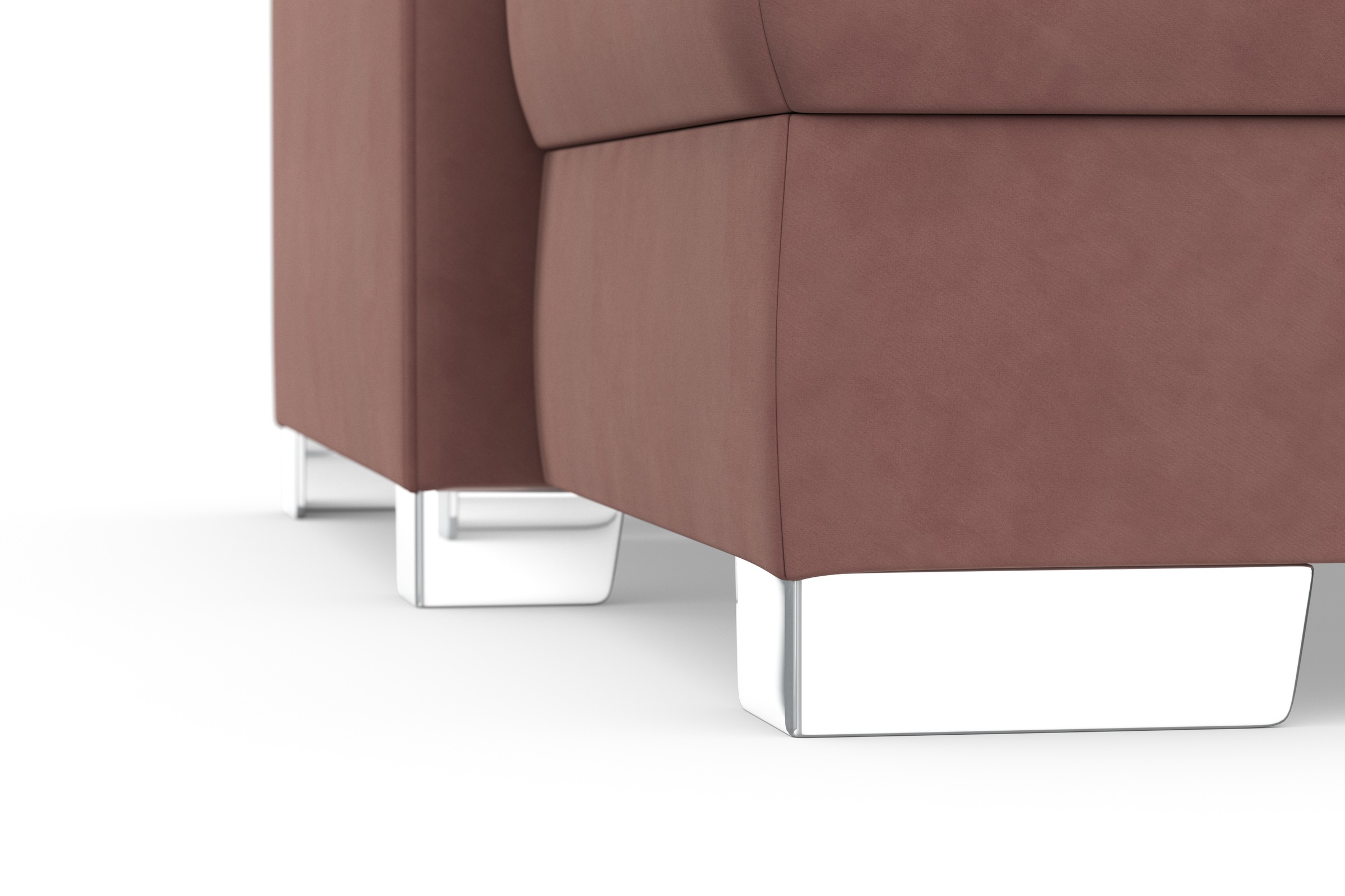DOMO collection Ecksofa »Anzio L-Form«, wahlweise mit Bettfunktion und Federkern