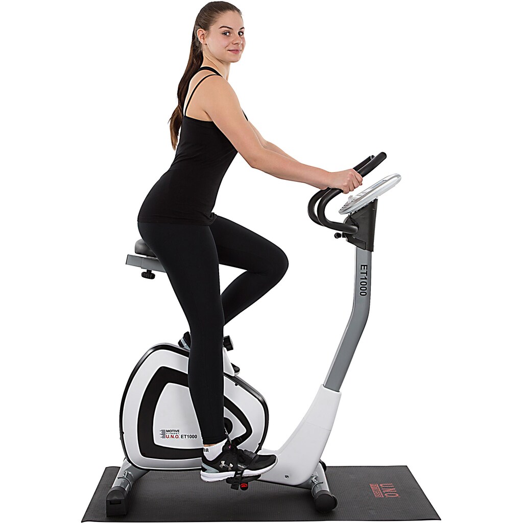 MOTIVE FITNESS by U.N.O. Ergometer »ET1000 (mit/ohne Unterlegmatte)«