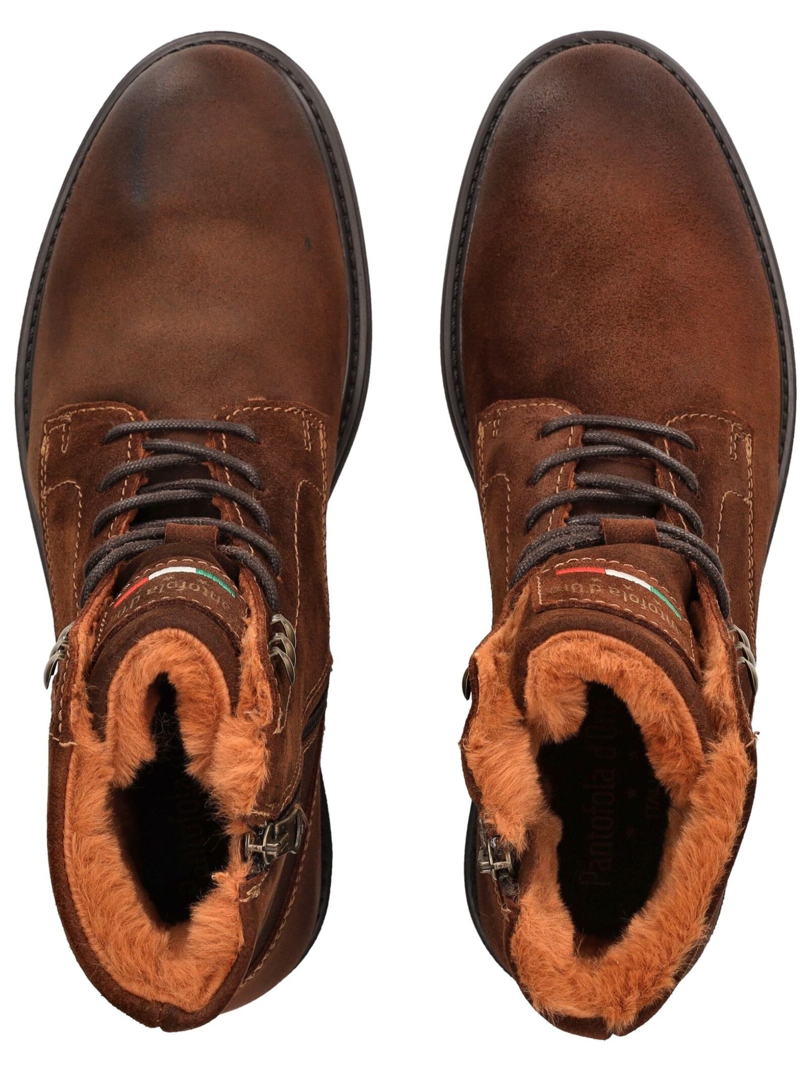 Pantofola d´Oro Schnürstiefelette »Pantofola d'Oro Stiefelette Veloursleder«