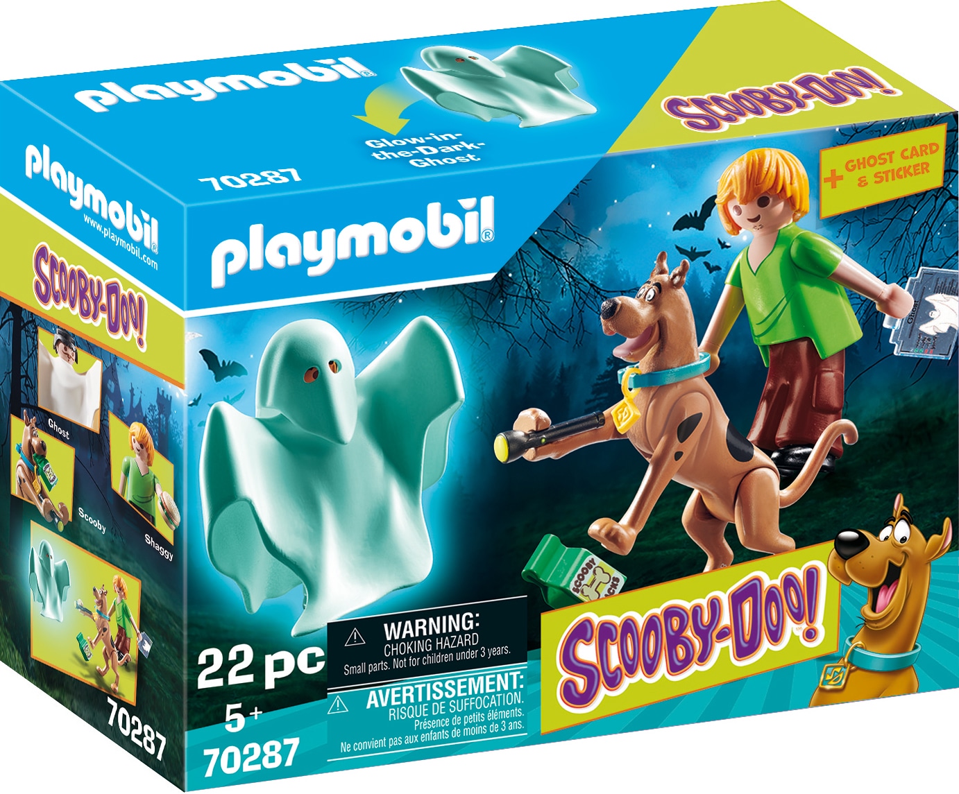 Playmobil® Konstruktions-Spielset »Scooby & Shaggy mit Geist (70287), SCOOBY-DOO!«, (22 St.), Made in Europe