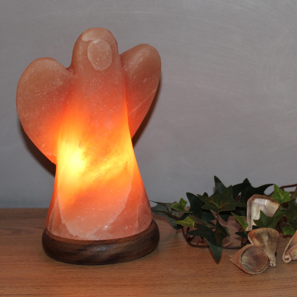 HIMALAYA SALT DREAMS Salzkristall-Tischlampe »Engel«, Leuchtmittel E14   Le günstig online kaufen