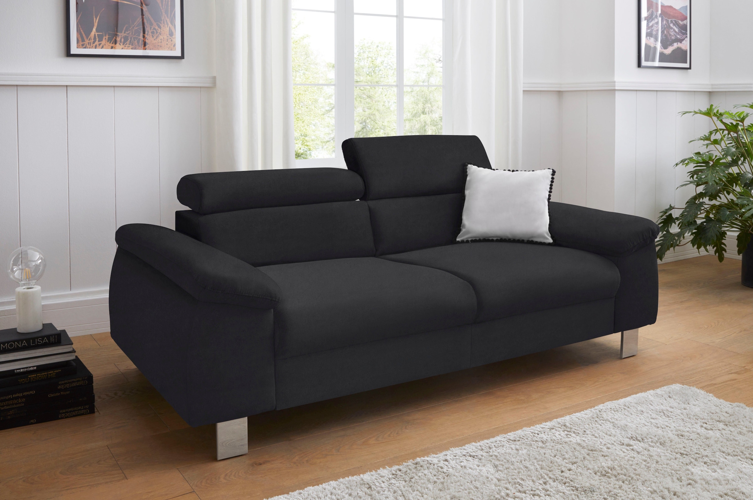 COTTA Polstergarnitur »Komaris, B: 193 bzw. 100 cm« Set, Set: 3er-Sofa & Ho günstig online kaufen