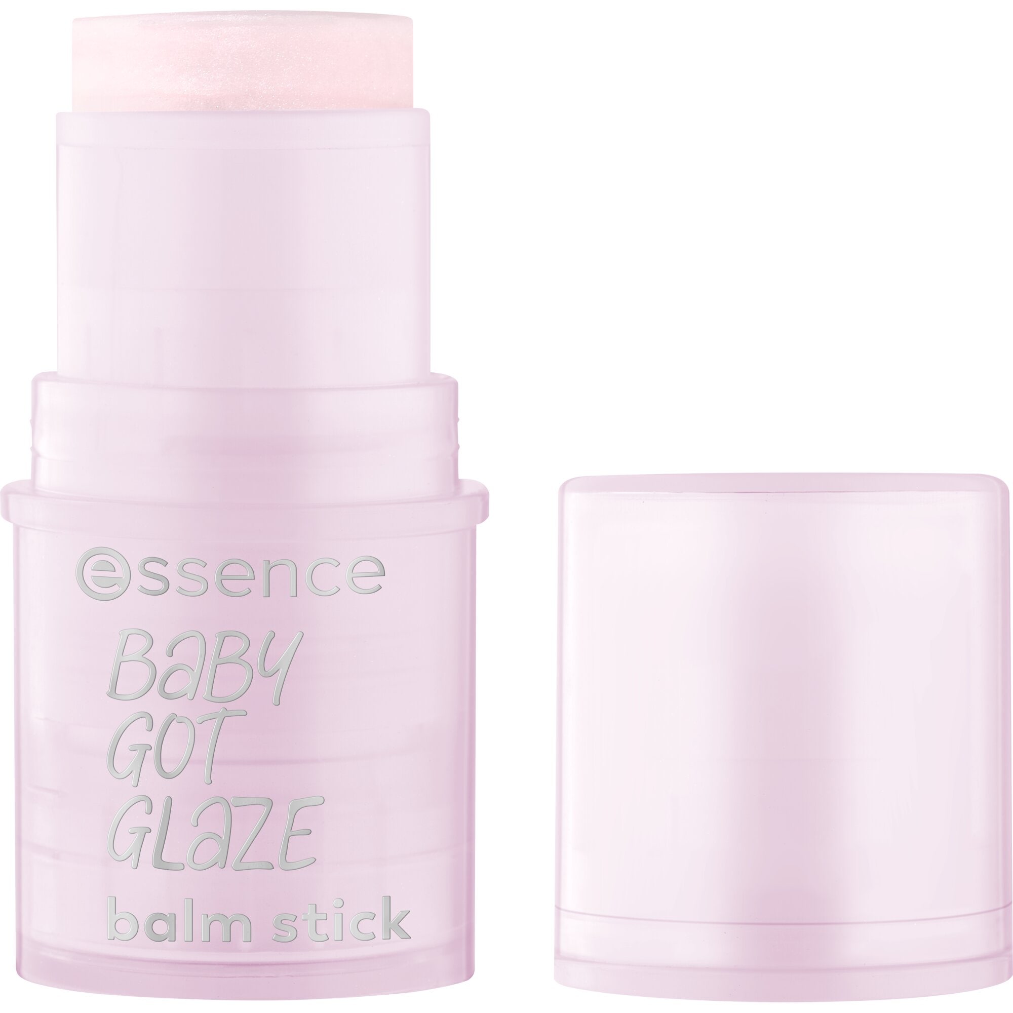 Essence Highlighter »BABY GOT GLAZE balm stick«, (Set, 3 tlg.), Transparentes, hochglänzendes Finish, pflegend, vegan.