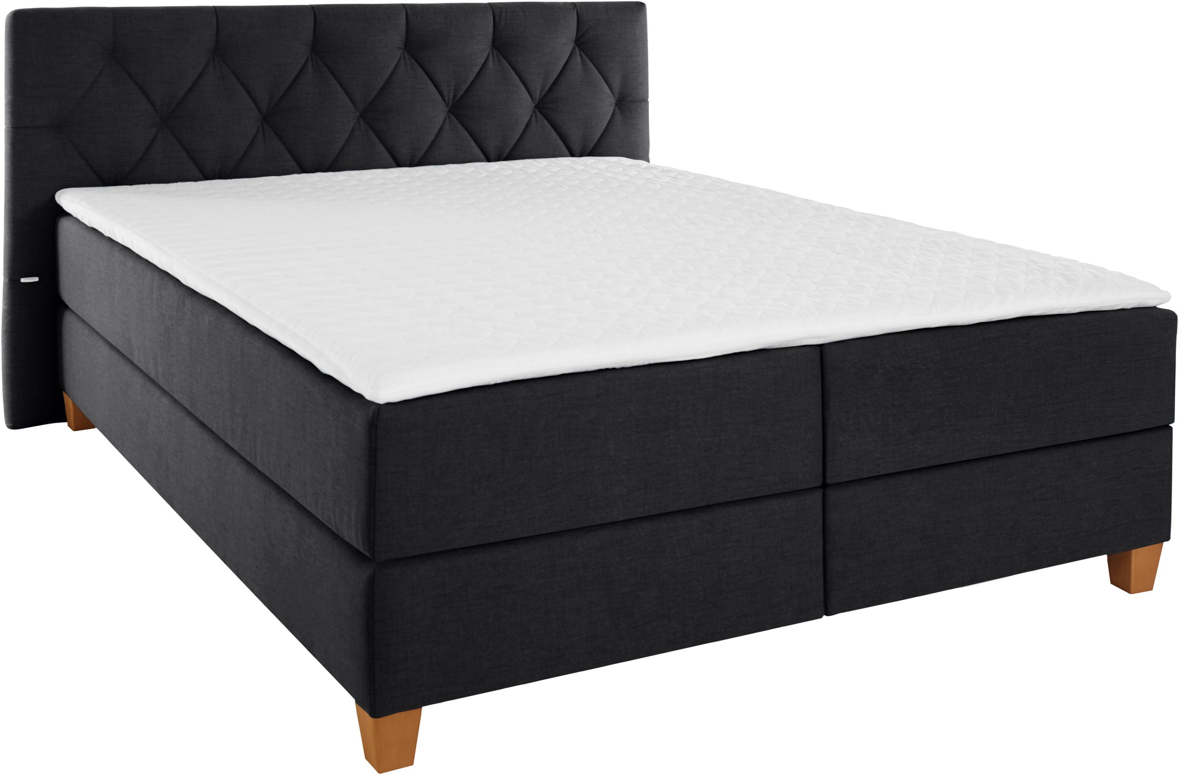 Guido Maria Kretschmer Home&Living Boxspringbett »Harmones«, in 3 Breiten, Härtegrad auch im Mix mit je 1 Matratze in H2 und H3