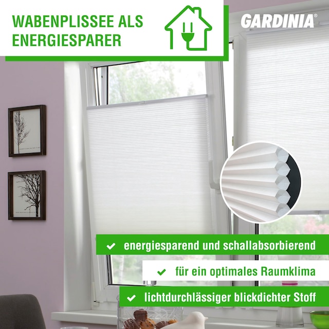 GARDINIA Wabenplissee »Wabenplissee Concept Tageslicht«, blickdicht, mit  Bohren, verspannt, Energiesparen bequem und schnell bestellen