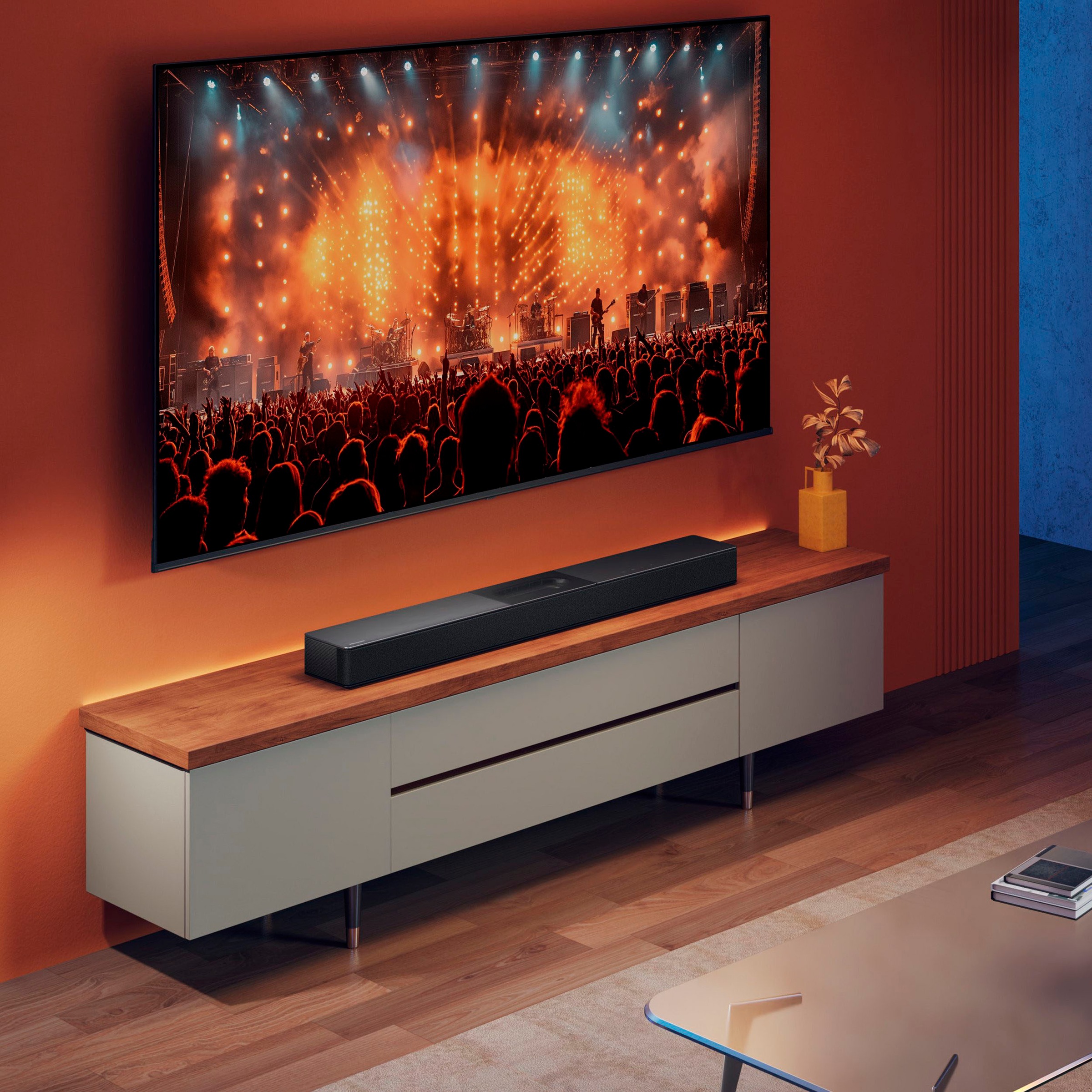 Hisense Mini-LED-Fernseher »55E8S« 139 cm/55 ″ Smart-TV inkl. HS2000 Soundbar im Wert von UVP €129