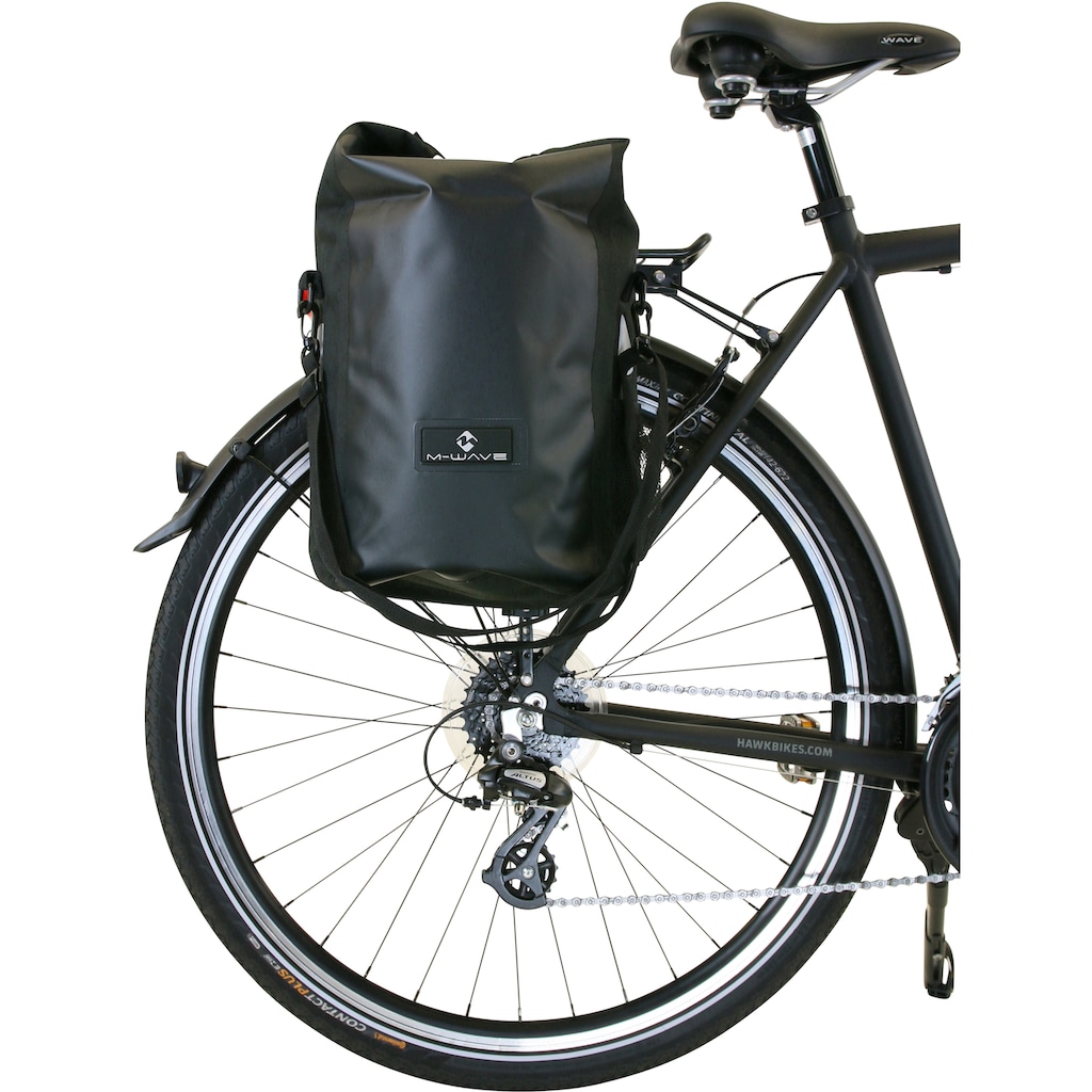 HAWK Bikes Trekkingrad »HAWK Trekking Gent Premium Plus Black«, 24 Gang, microSHIFT