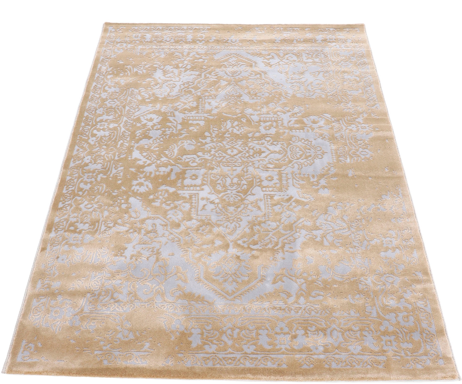carpetfine Teppich »Select«, rechteckig, 8 mm Höhe, Vintage Look, Wohnzimmer