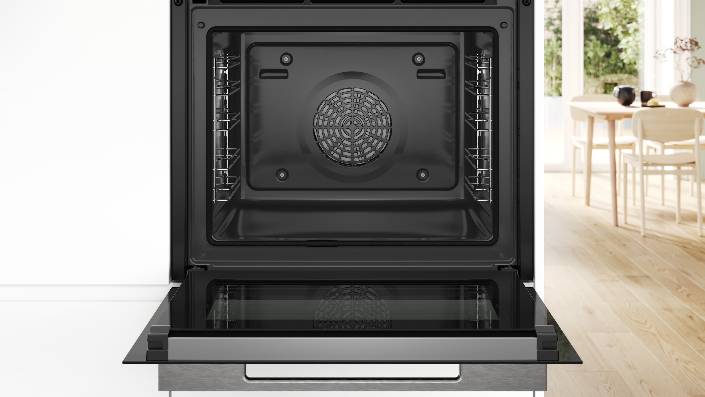 BOSCH Pyrolyse Backofen Serie 8 »HBG7764B1«, mit Teleskopauszug nachrüstbar, AirFry-Funktion