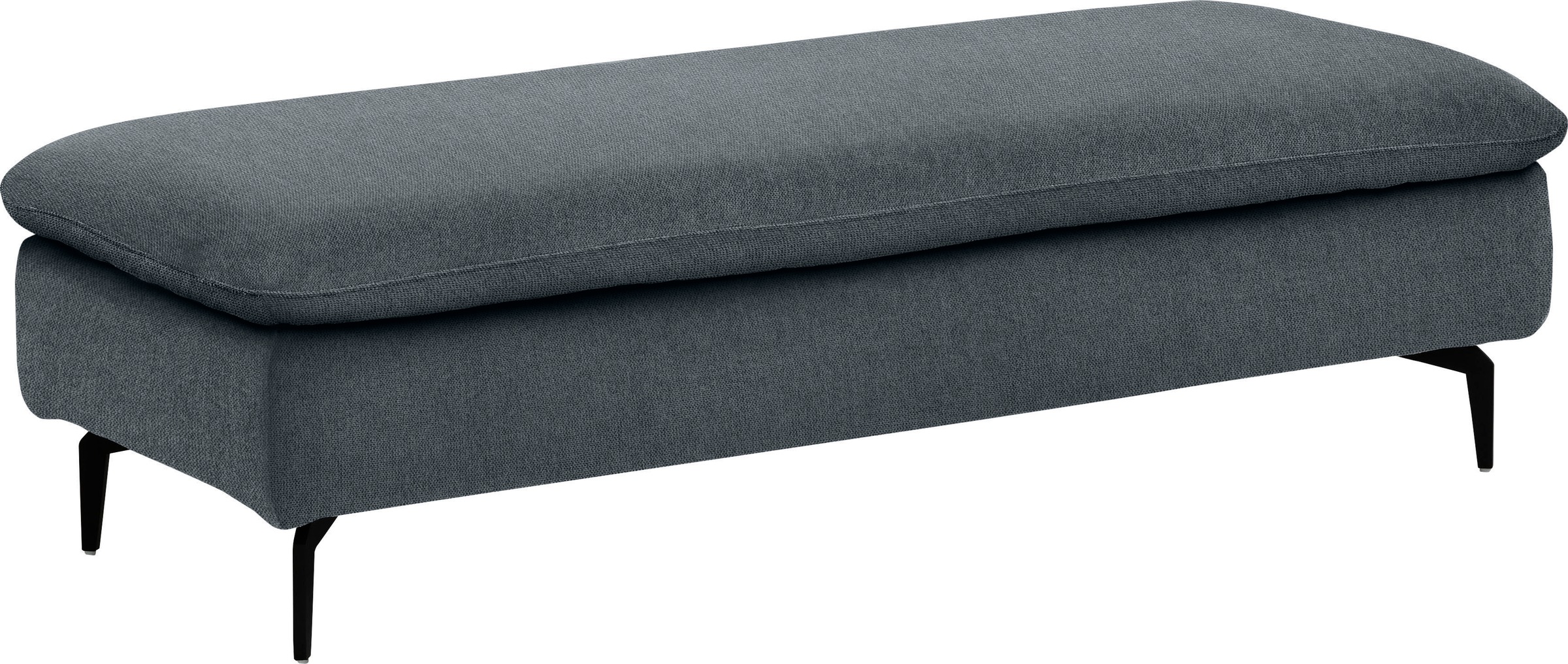 W.SCHILLIG Ecksofa »valentinoo, Designsofa, bequem, elegant und zeitlos, L-Form«, (Set), inklusive Hocker, mit Sitztiefenverstellung, Breite 299 cm