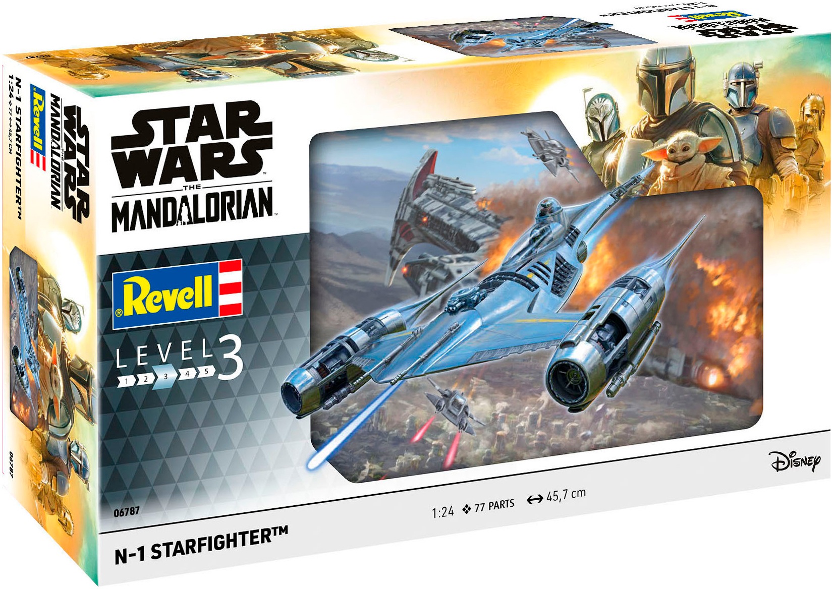 Revell® Modellbausatz »N-1 Starfighter™: The Mandalorian« 1:24 Made in Europe
