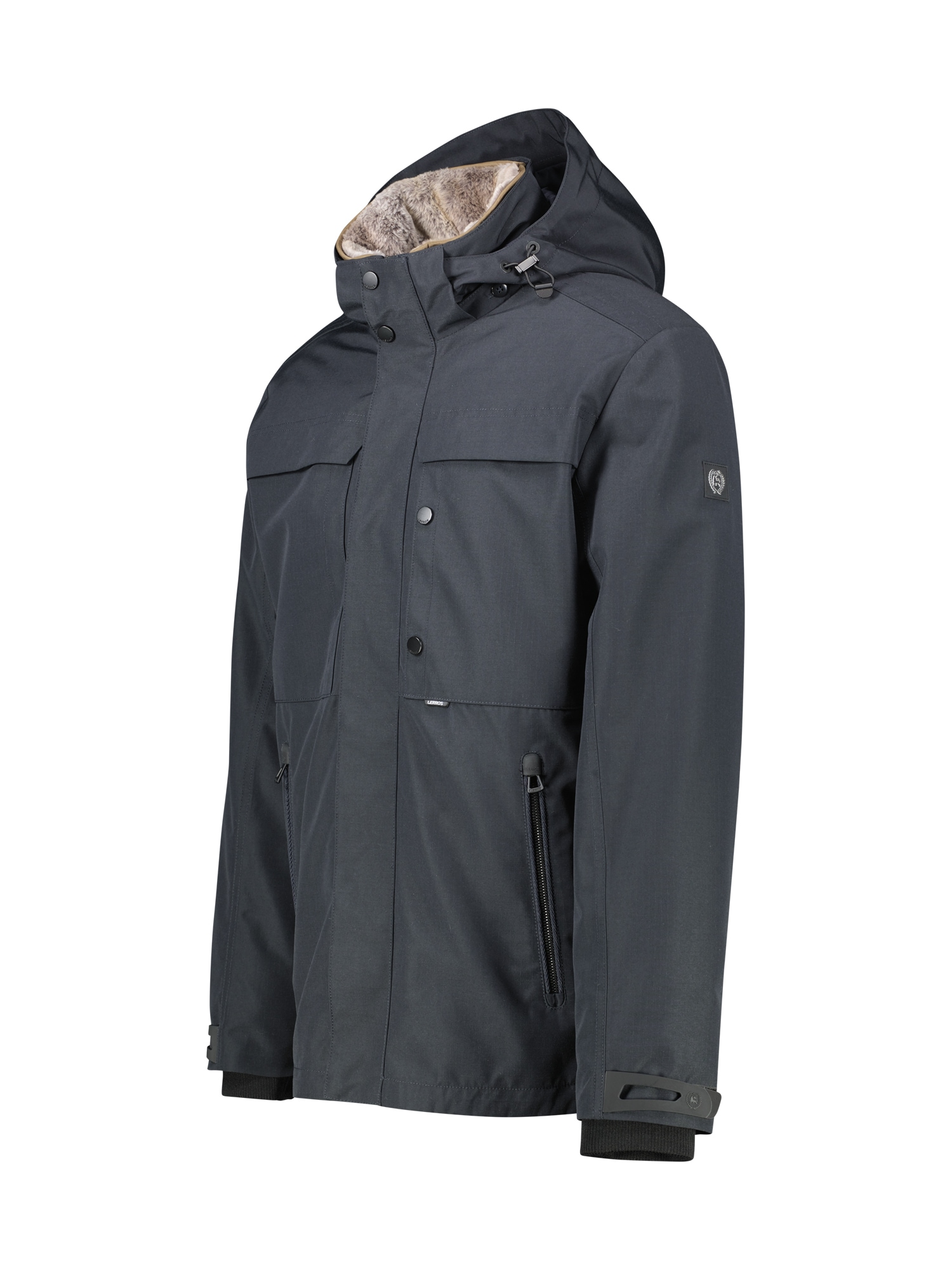 LERROS Winterjacke »LERROS Herrenjacke in Großen Größen« mit Kapuze Wasser- und windabweisend, atmungsaktiv