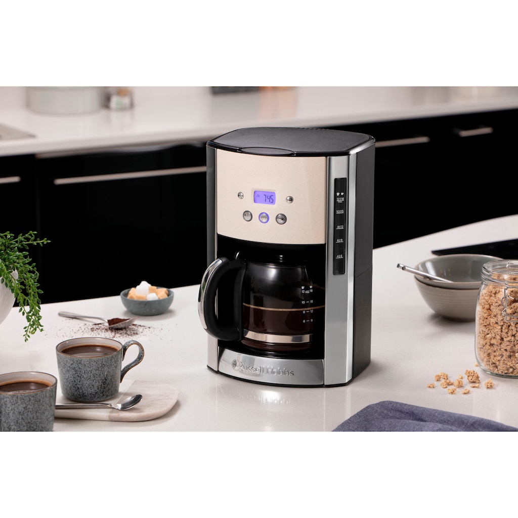 RUSSELL HOBBS Filterkaffeemaschine »Luna Stone 26990-56«, 1,5 l Kaffeekanne, Papierfilter, 1x4