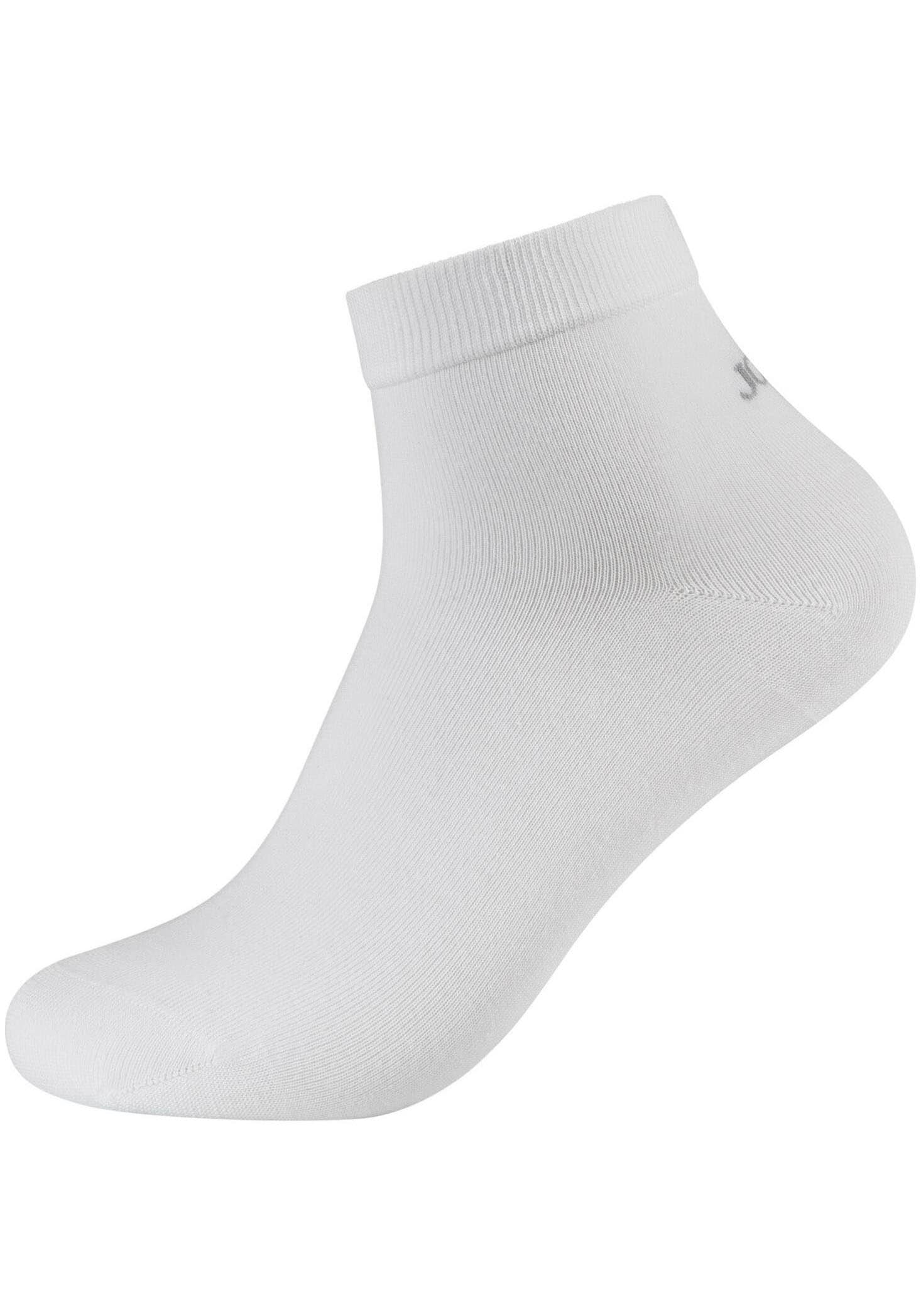 JOOP! Kurzsocken »premium essentials«, (4 Paar), mit Logoschriftzug an der Ferse