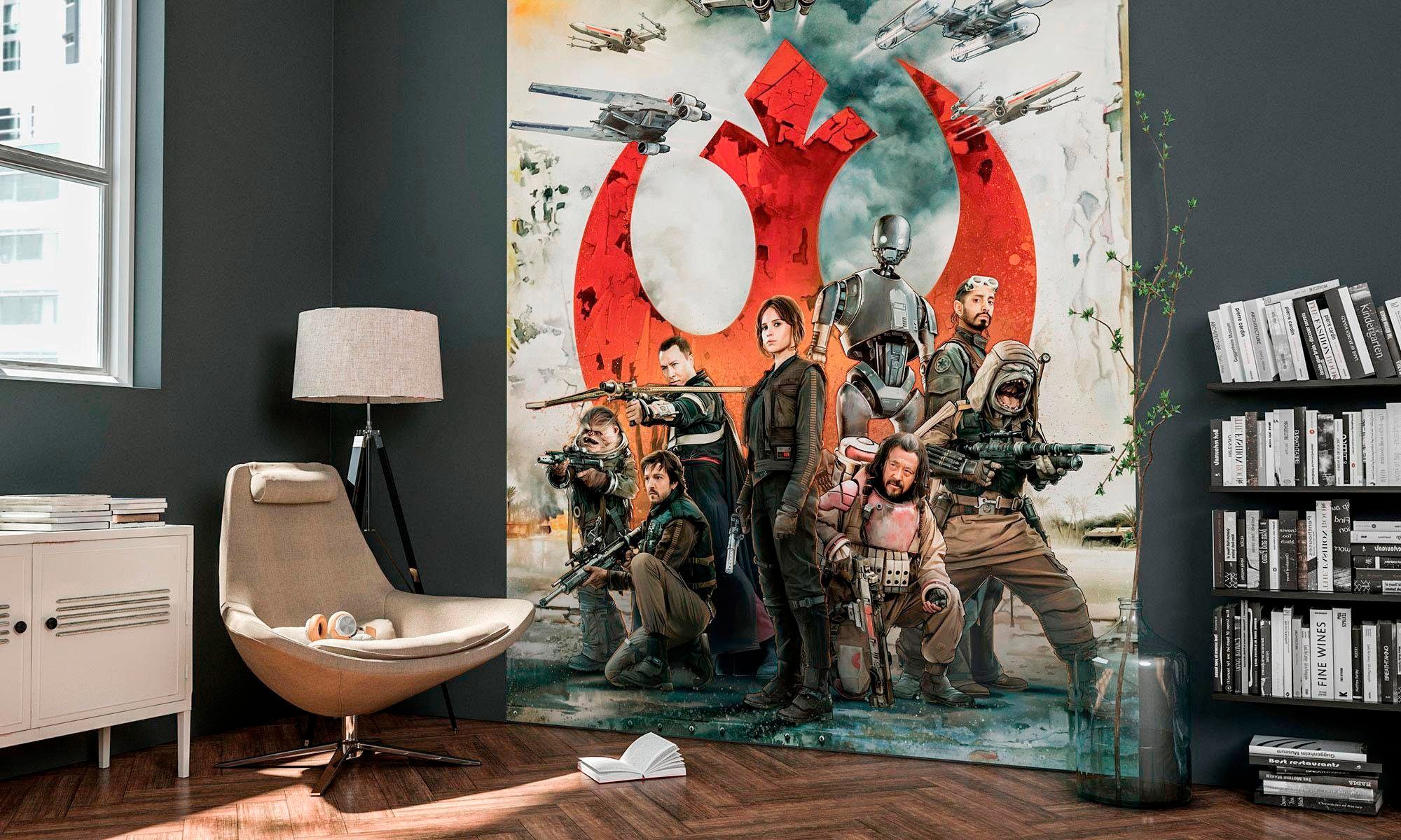 Komar Vliestapete »Digitaldruck Vlies -  Star Wars Rebels - Größe 200 x 250 cm« bedruckt glatt Kinderzimmer