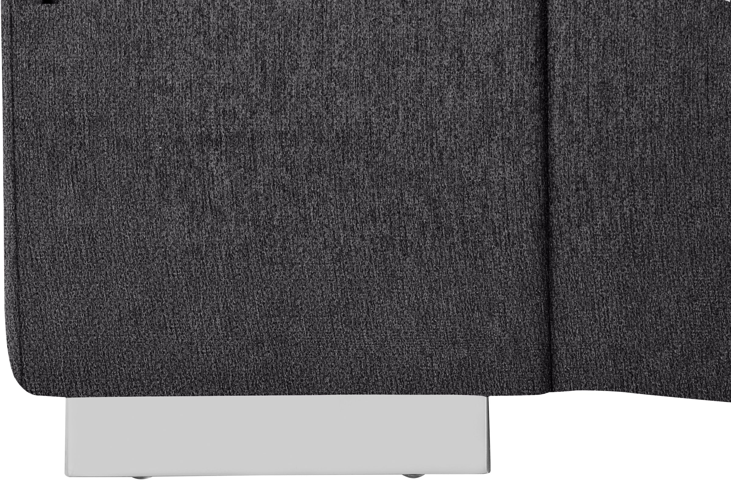 COTTA Ecksofa »Orion L-Form«, mit Kopfteilverstellung & 5 Nierenkissen