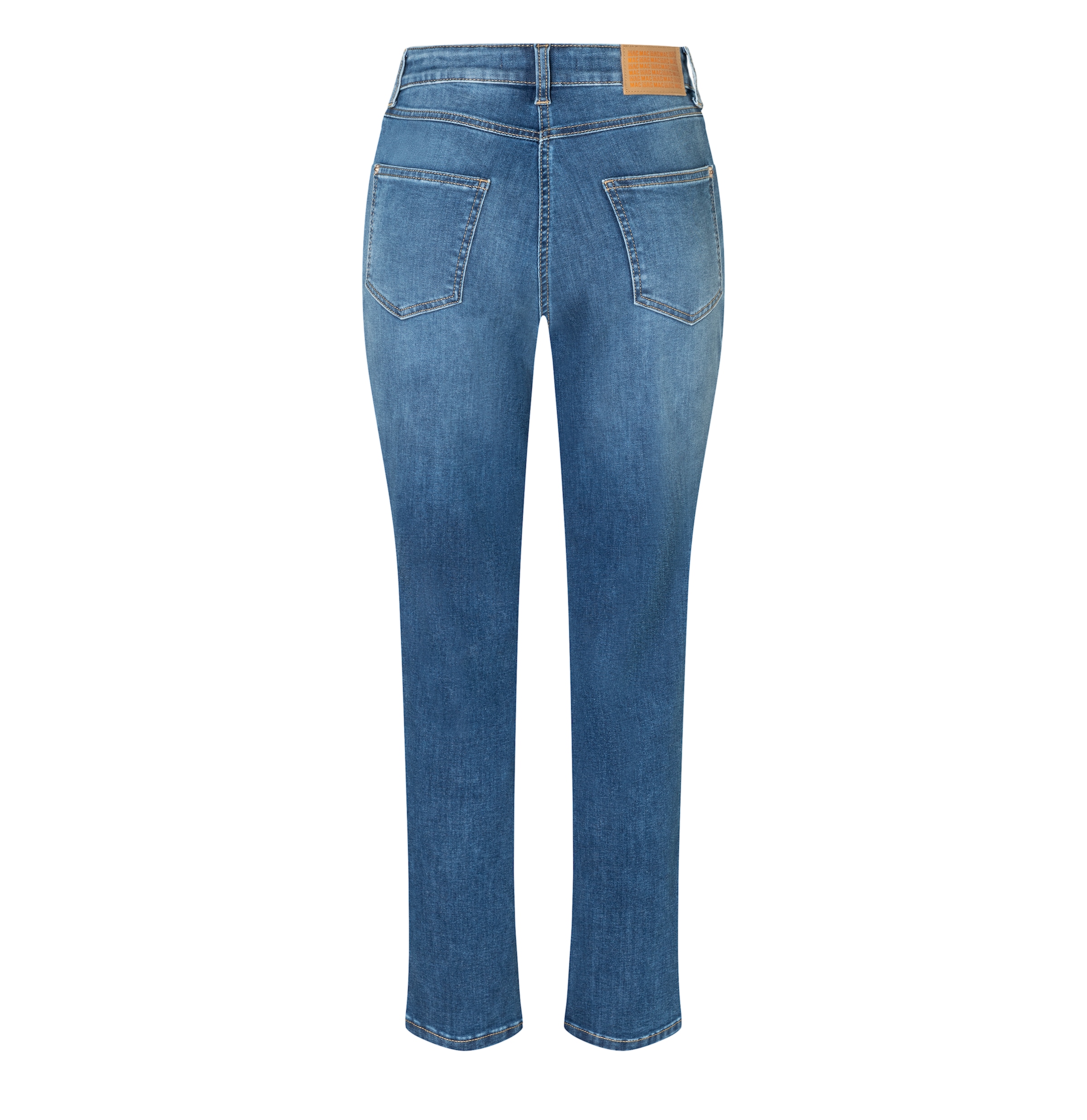 MAC Straight-Jeans »MACMELANIE« Figurformende Denim-Qualität mit hervorragendem Rücksprung-Verhalten
