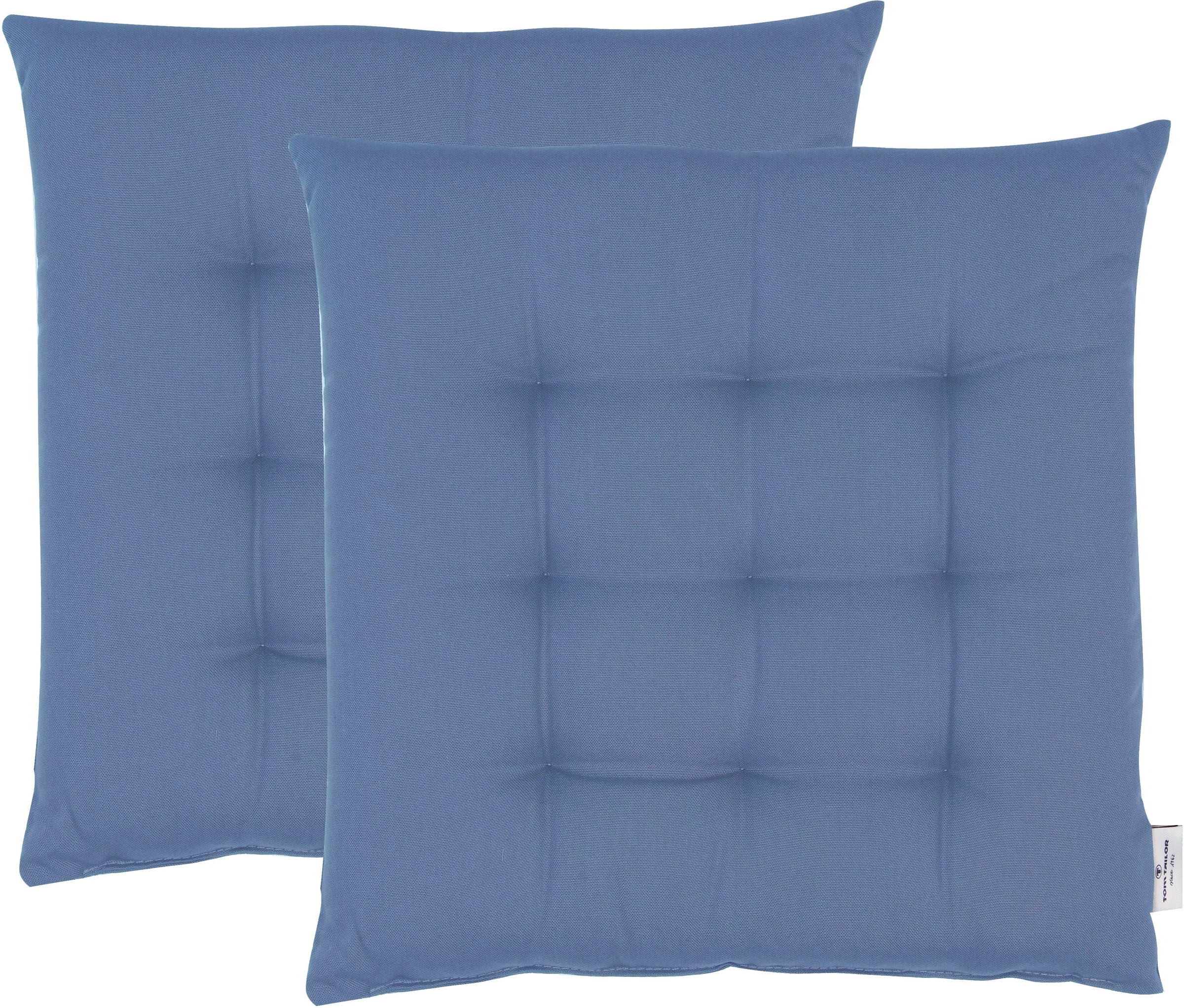 TOM TAILOR HOME Sitzkissen »Dove«, TOM TAILOR unifarbenes, abgestepptes Sit günstig online kaufen