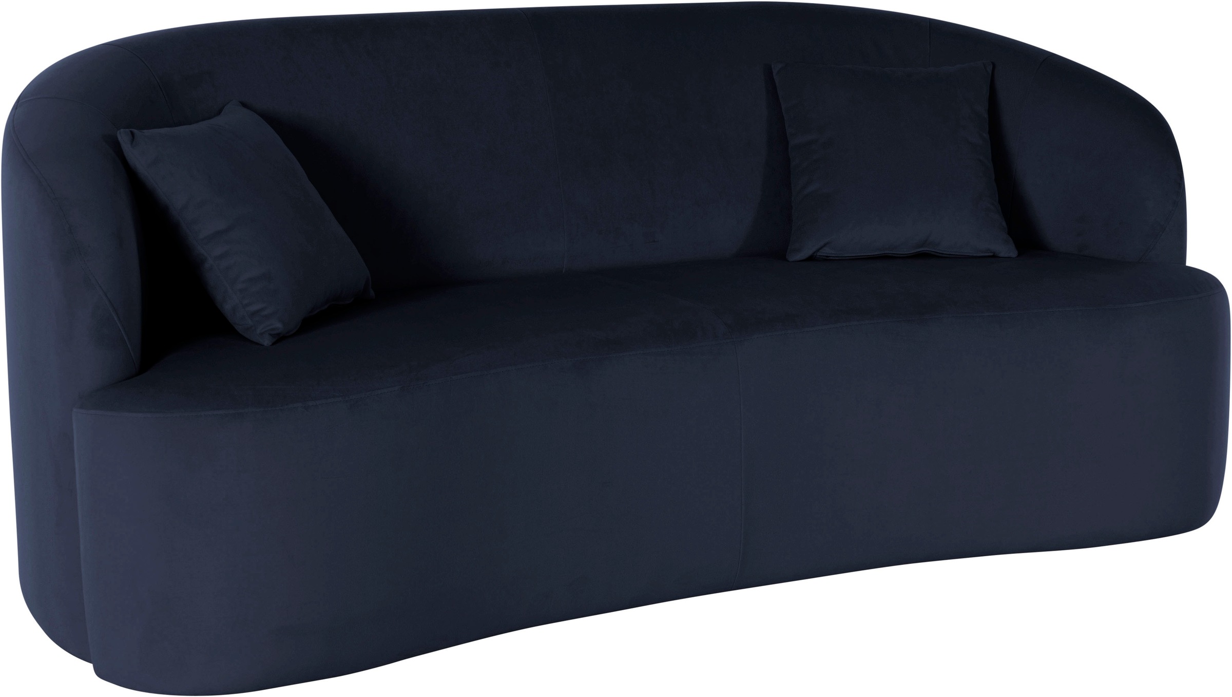 LeGer Home by Lena Gercke 3-Sitzer "Dilara" gerundete Rückenlehne und Front günstig online kaufen