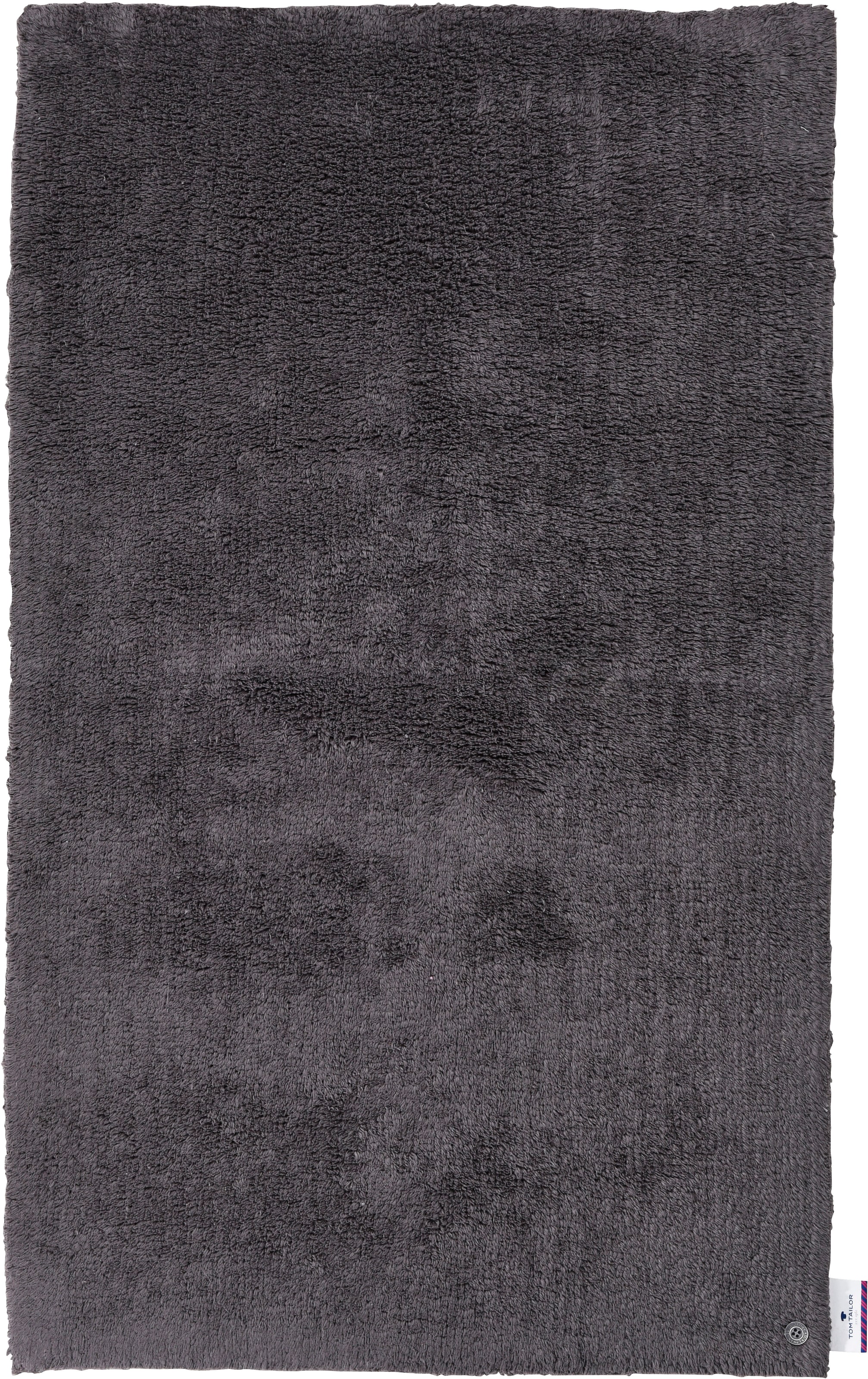 TOM TAILOR HOME Badematte "Cotton Double Uni" Höhe 20 mm beidseitig nutzbar günstig online kaufen