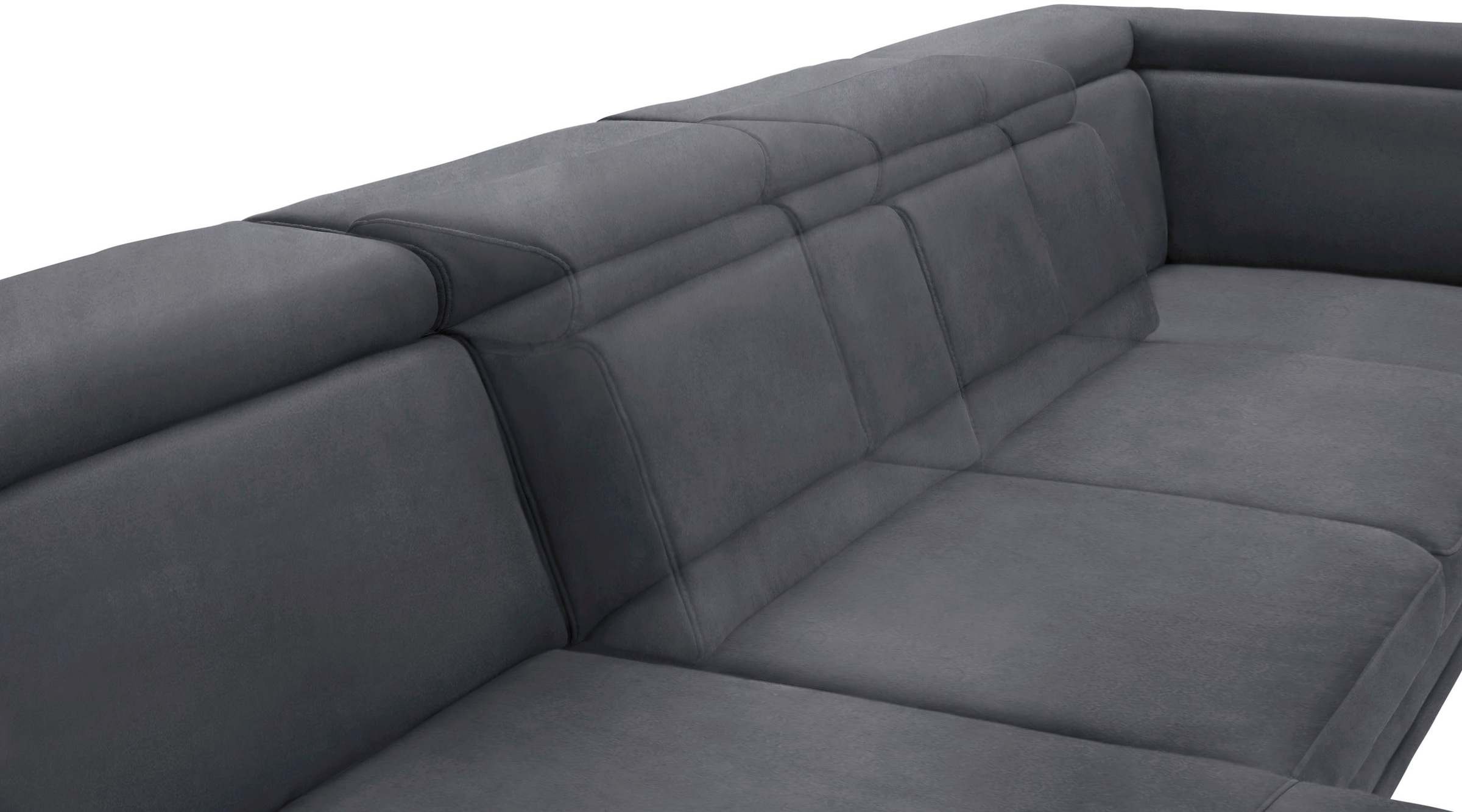 sit&more Wohnlandschaft »Scorpio U-Form«, inklusive Sitztiefenverstellung, mit Kopf- und Armteilverstellung