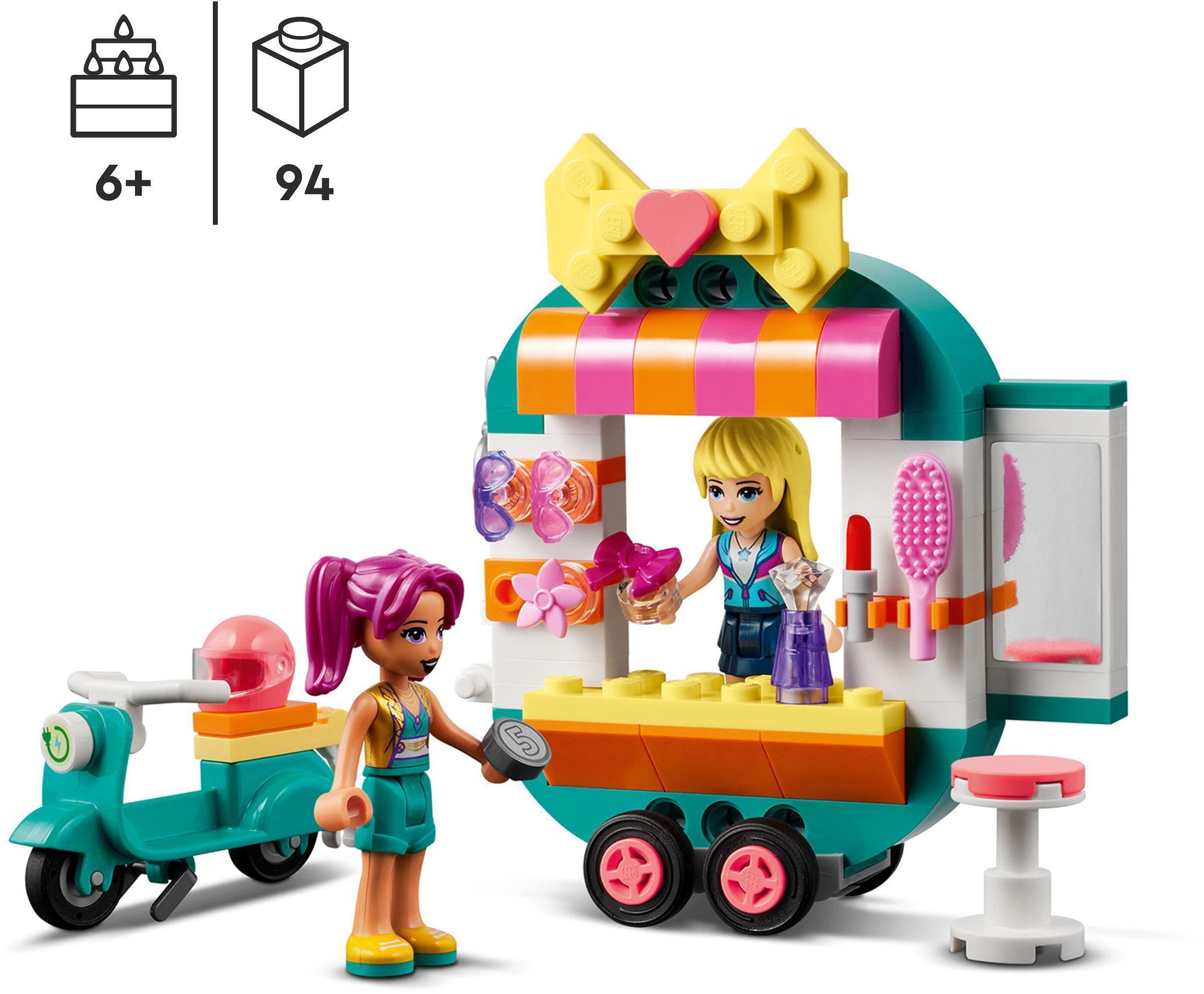 LEGO® Konstruktionsspielsteine »Mobile Modeboutique (41719), LEGO® Friends«, (94 St.)